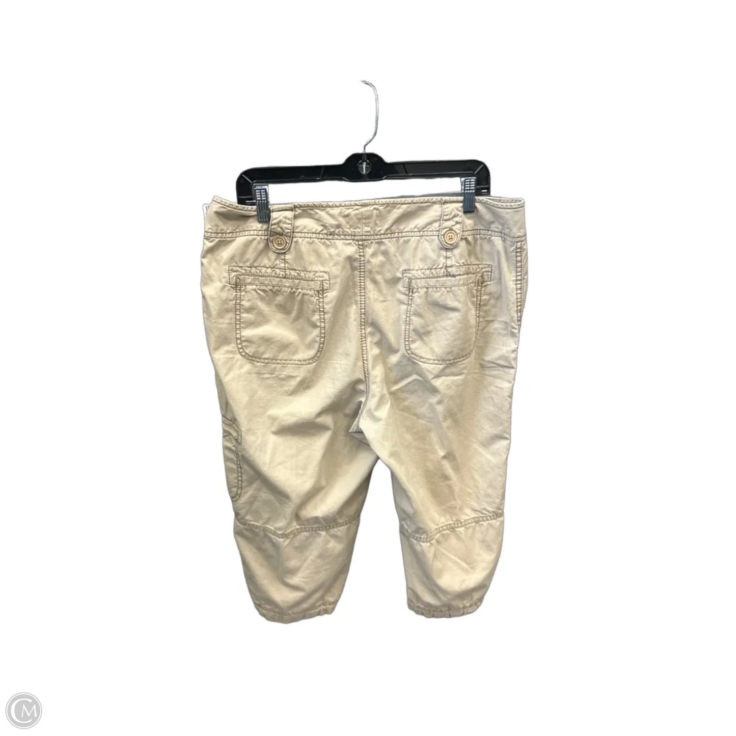 Capris By St Johns Bay In Tan, Size: 16