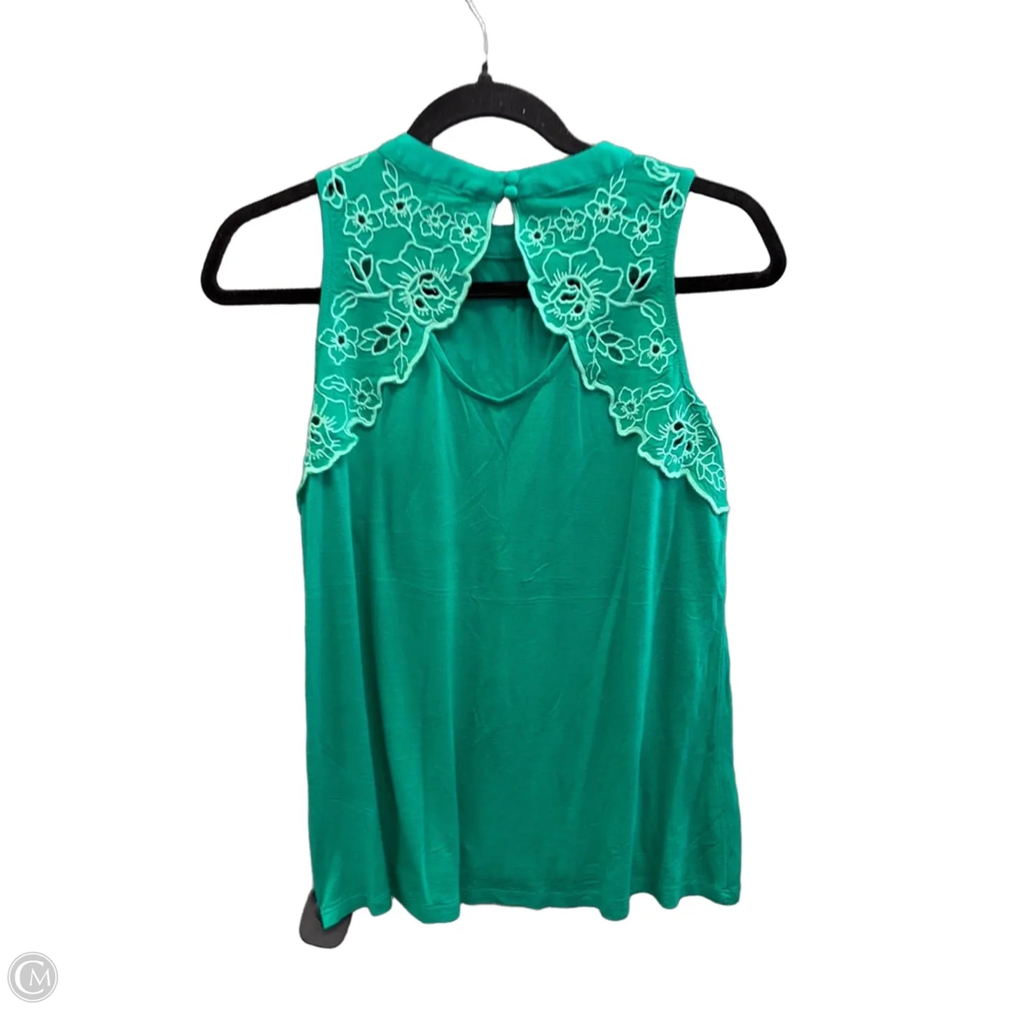 Top Sleeveless By Eyeshadow In Green, Size: M