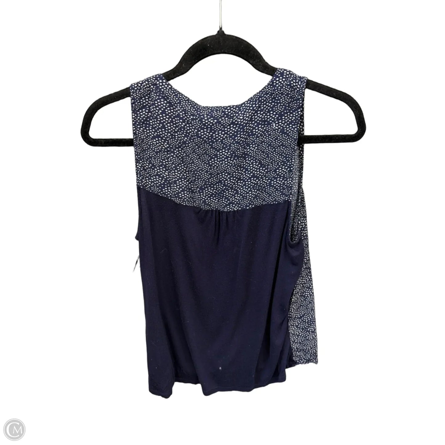 Top Sleeveless By A New Day In Polkadot Pattern, Size: Xs