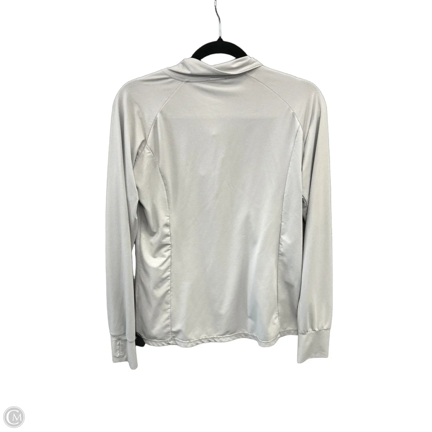 Athletic Top Long Sleeve Crewneck By Clothes Mentor In Grey, Size: M
