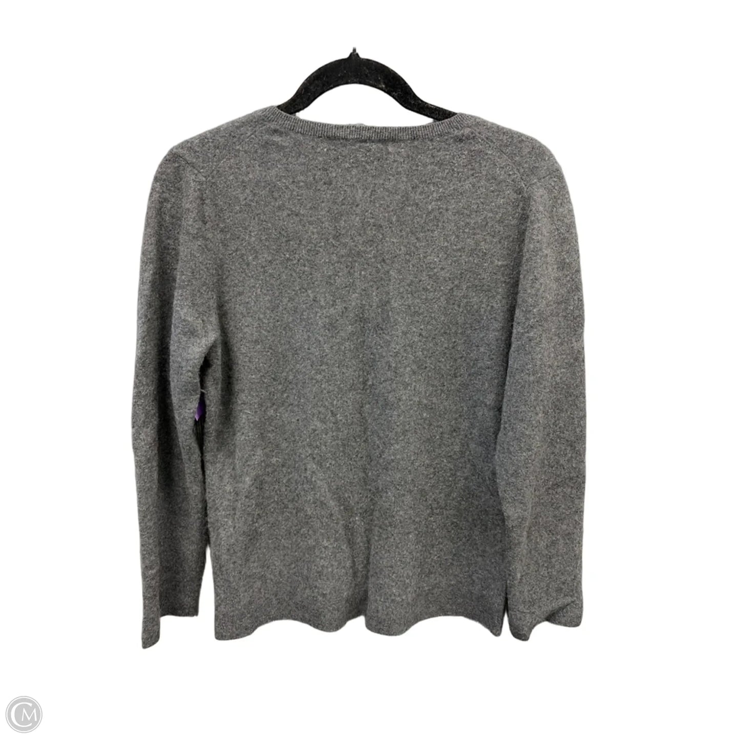 Sweater Cashmere By Ann Taylor In Grey, Size: Xl