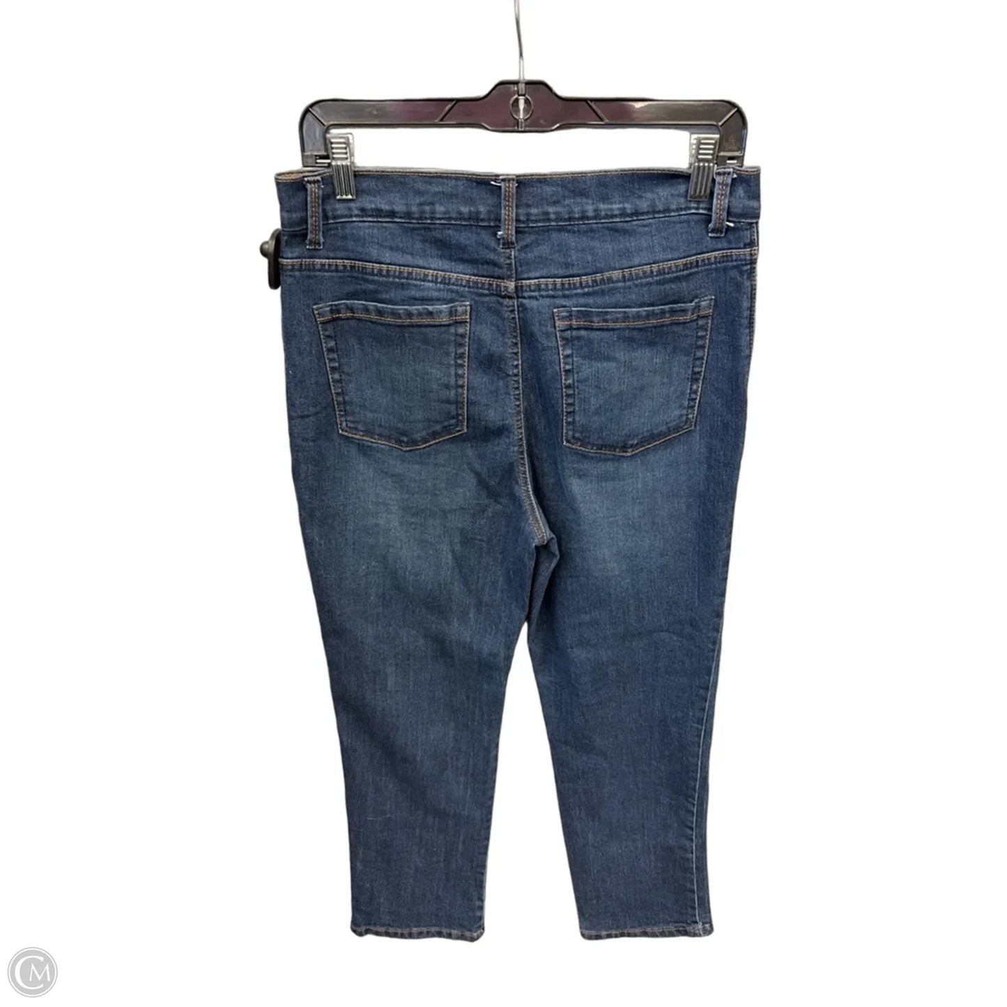 Jeans Straight By Gloria Vanderbilt In Blue Denim, Size: 12p