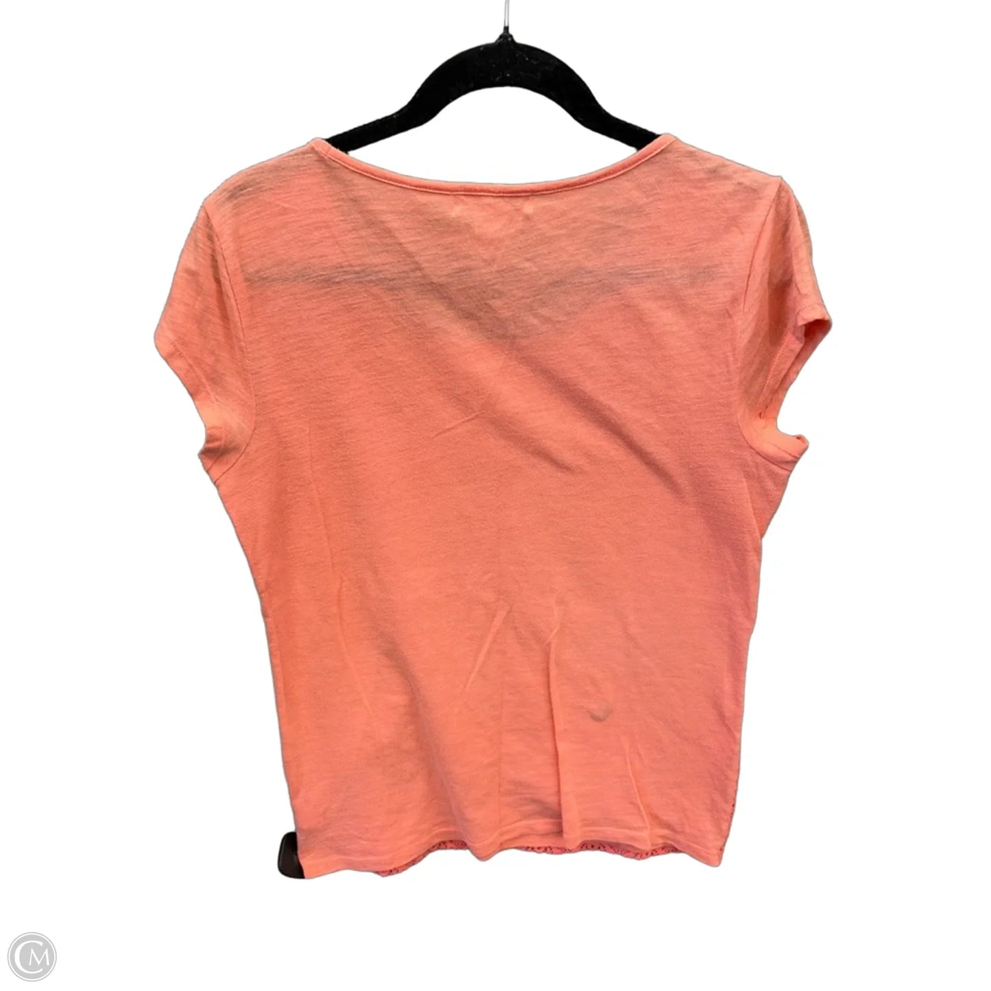 Top Short Sleeve By Liz Claiborne In Pink, Size: M