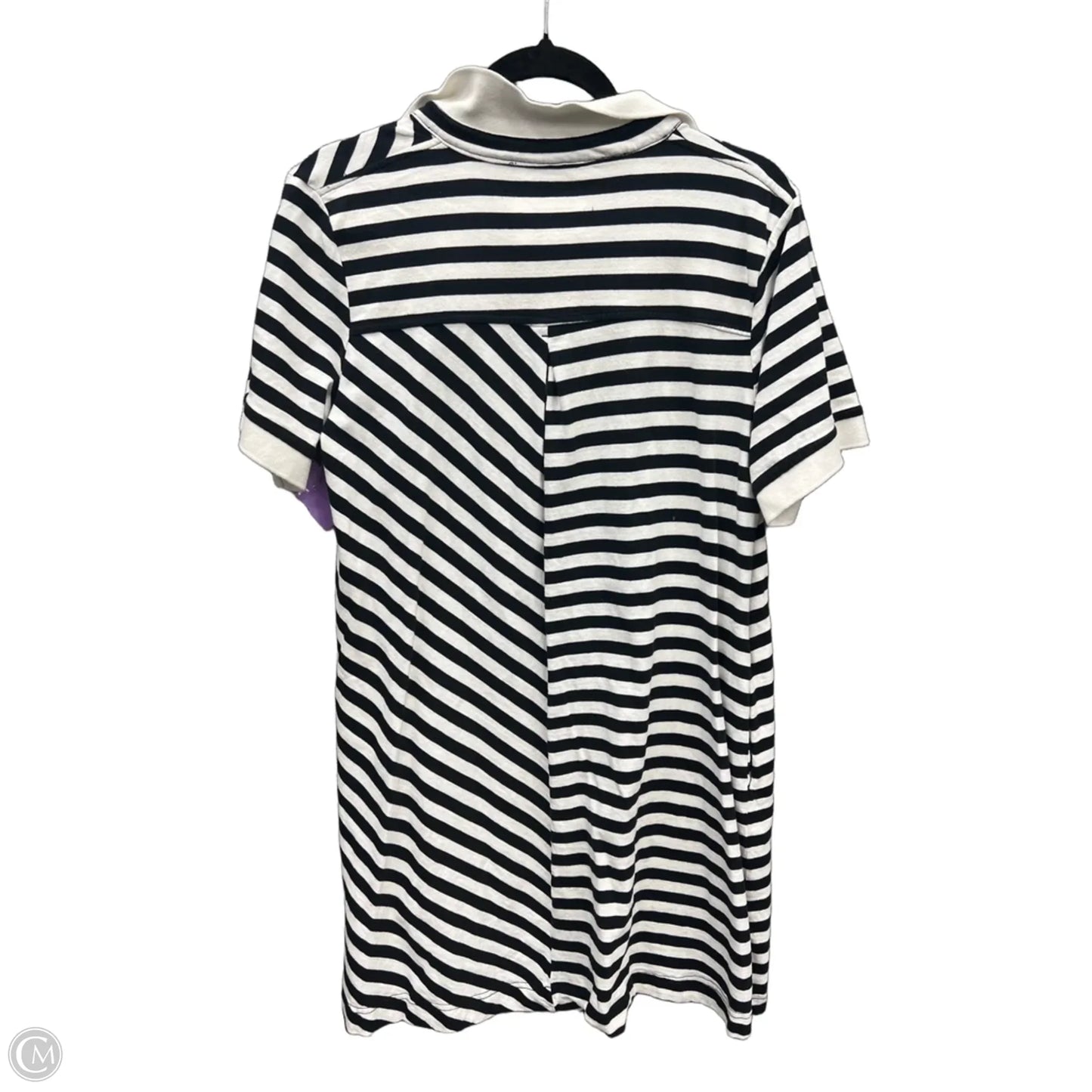 Dress Casual Midi By Maeve In Striped Pattern, Size: L