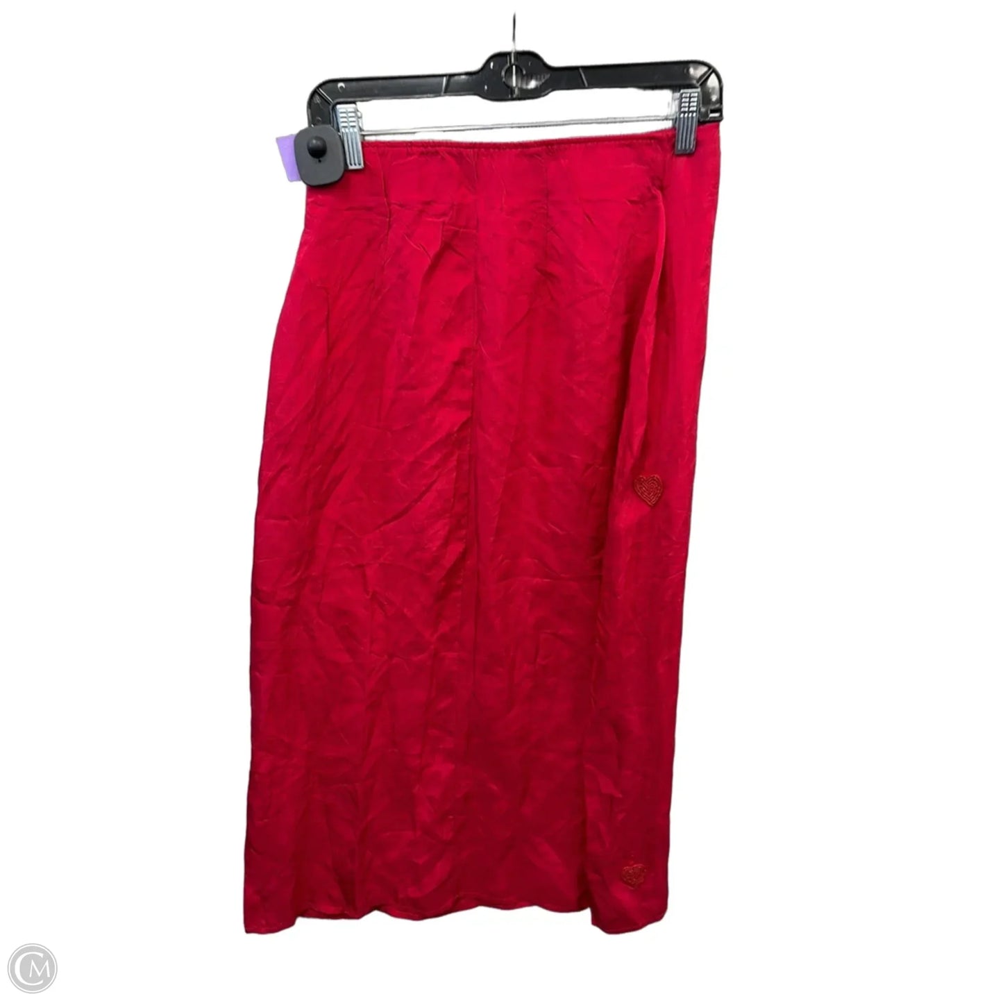 Skirt Midi By A New Day In Red, Size: 4