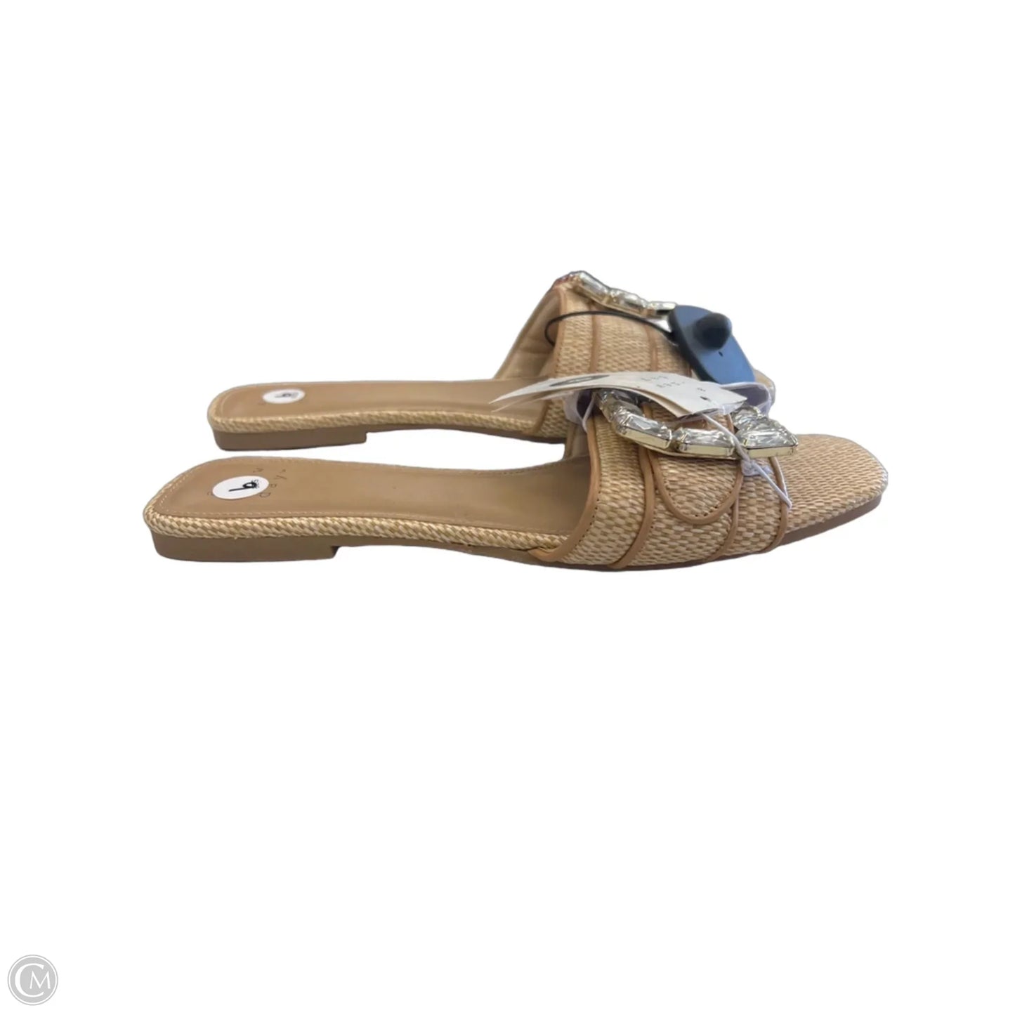 Sandals Flats By Universal Thread In Brown & Tan, Size: 9