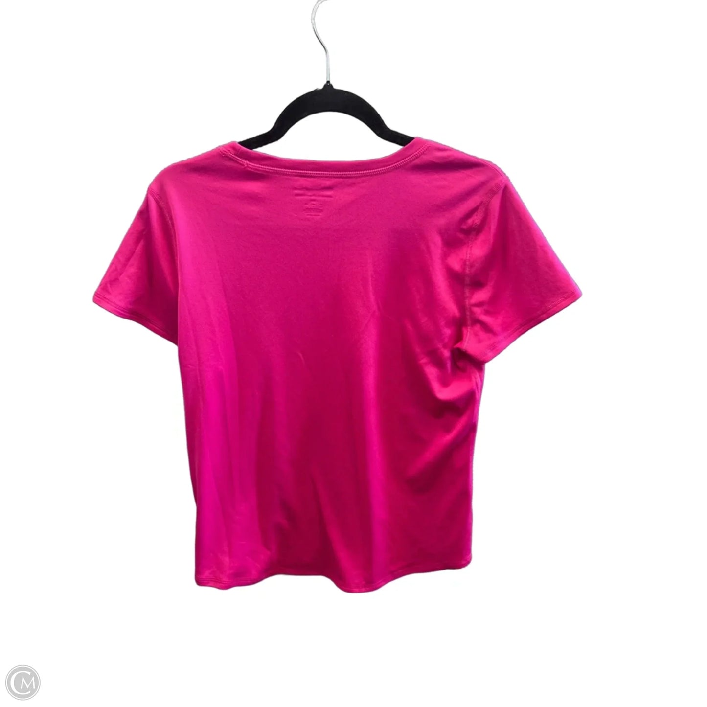 Athletic Top Short Sleeve By Champion In Pink, Size: M