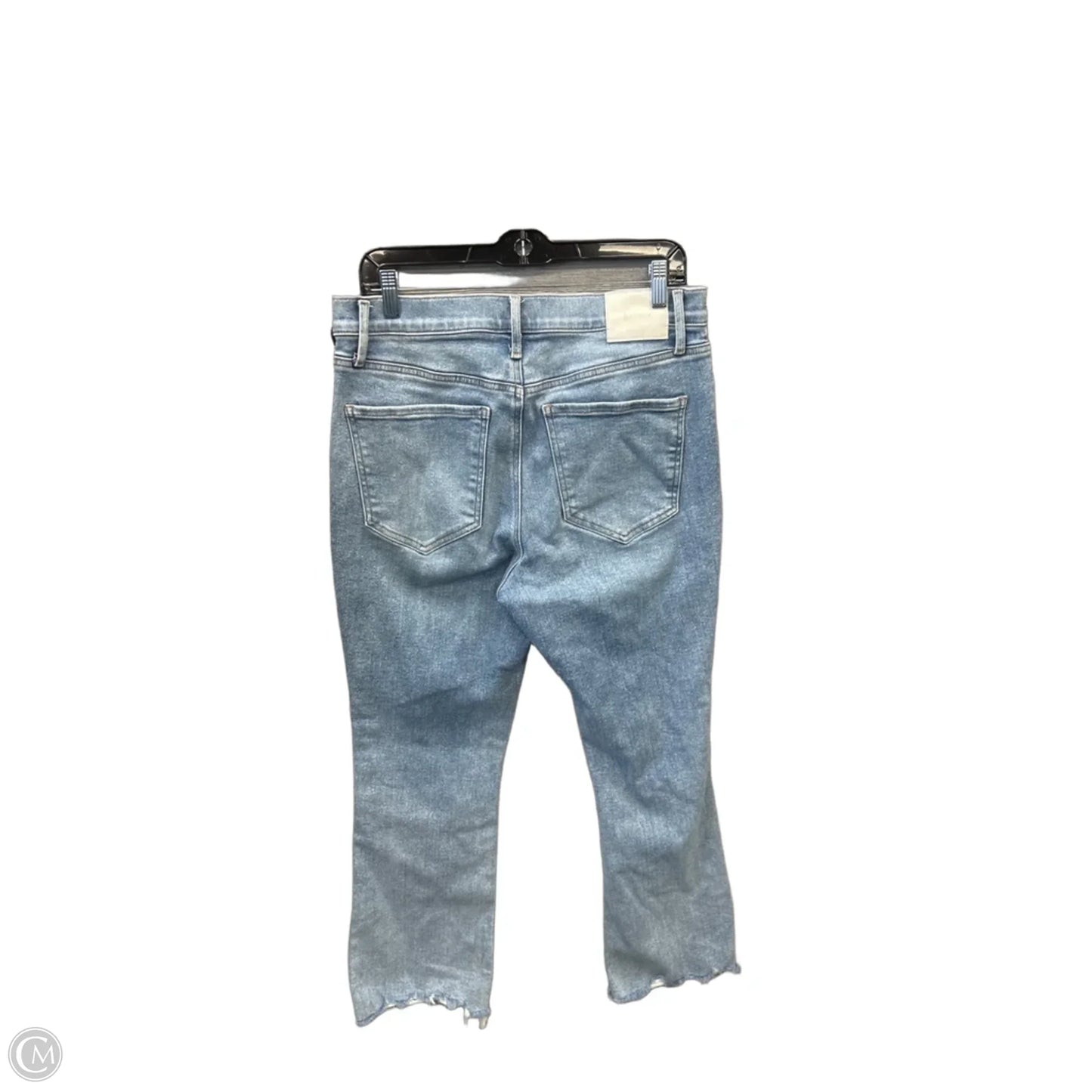 Jeans Skinny By Express In Blue Denim, Size: 14