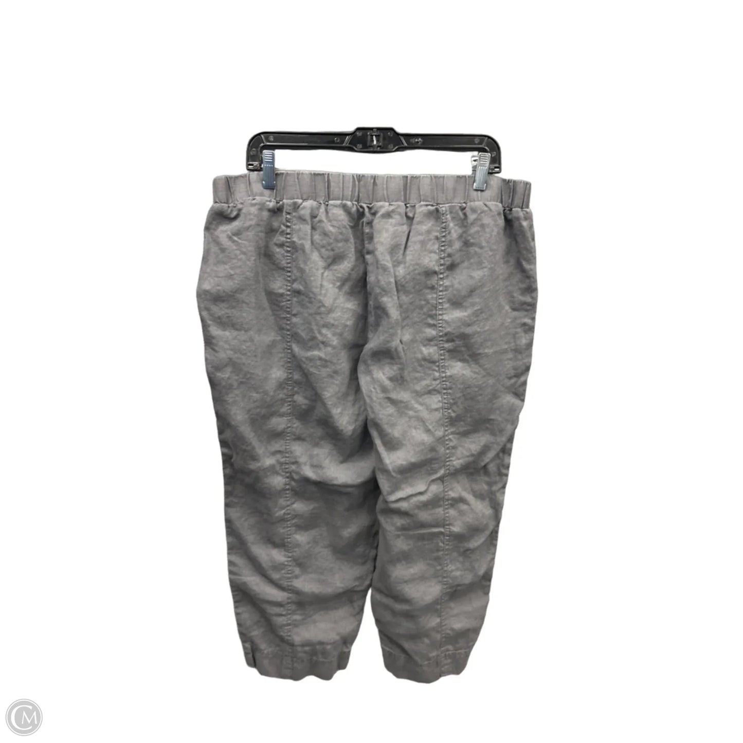 Capris By Ellen Tracy In Grey, Size: 14