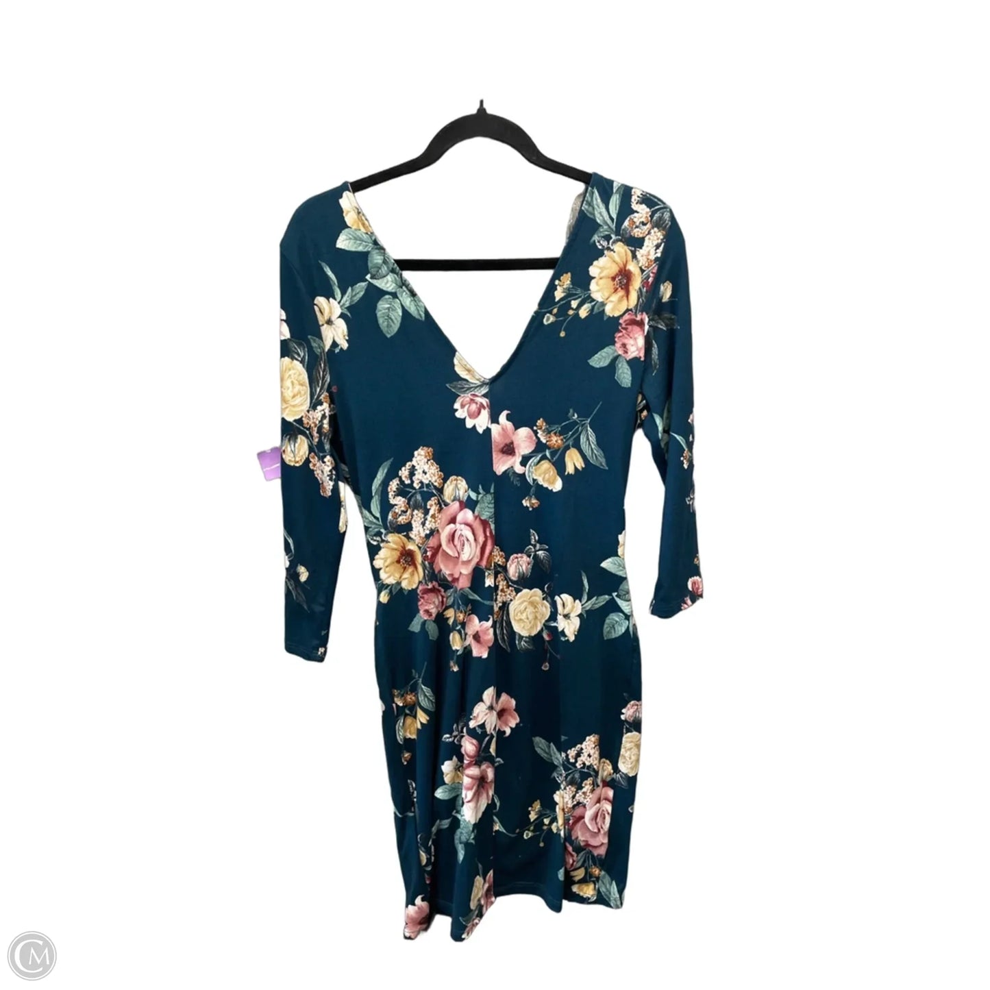 Dress Casual Midi By Iris In Blue, Size: Xl