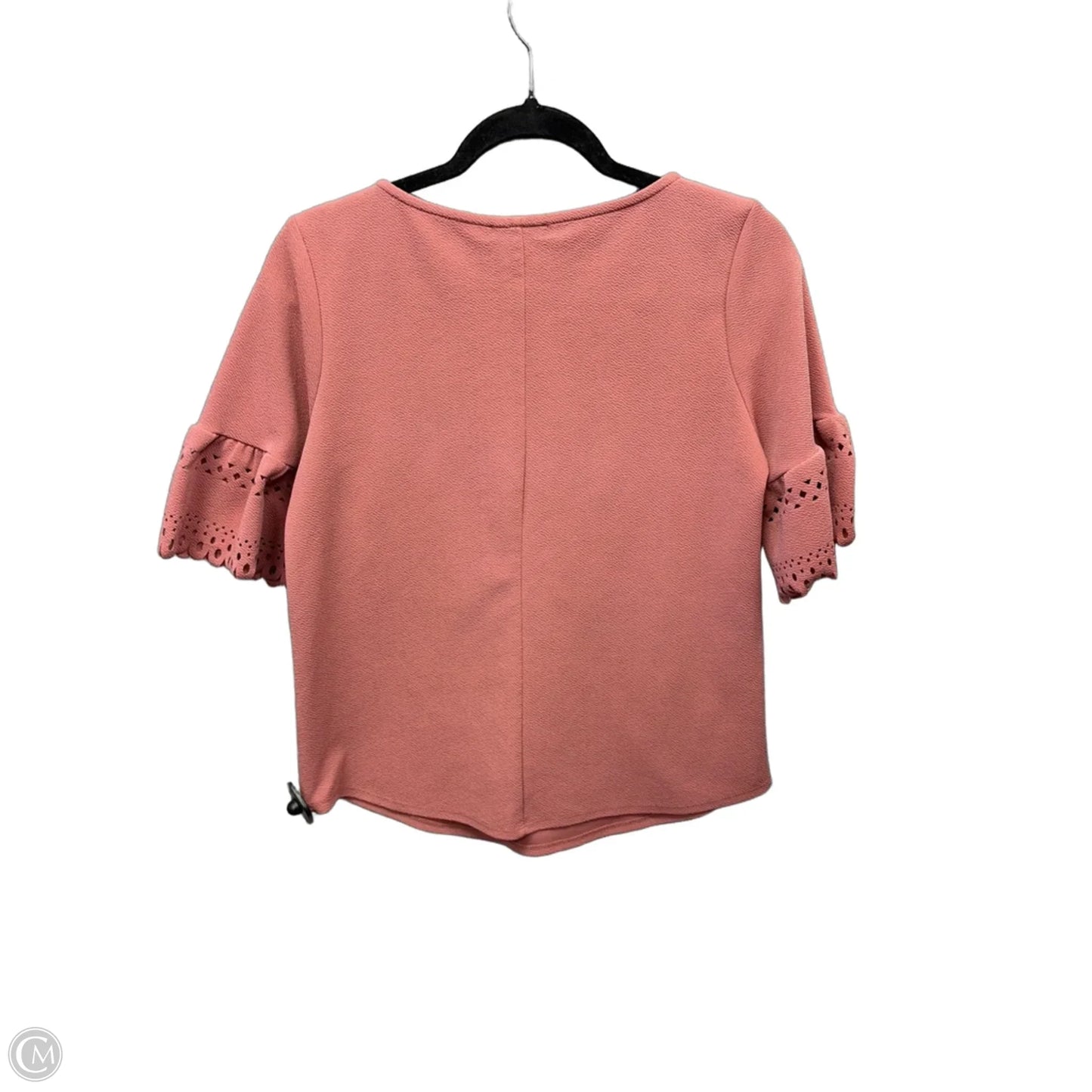 Top Short Sleeve By Moa Moa In Pink, Size: M
