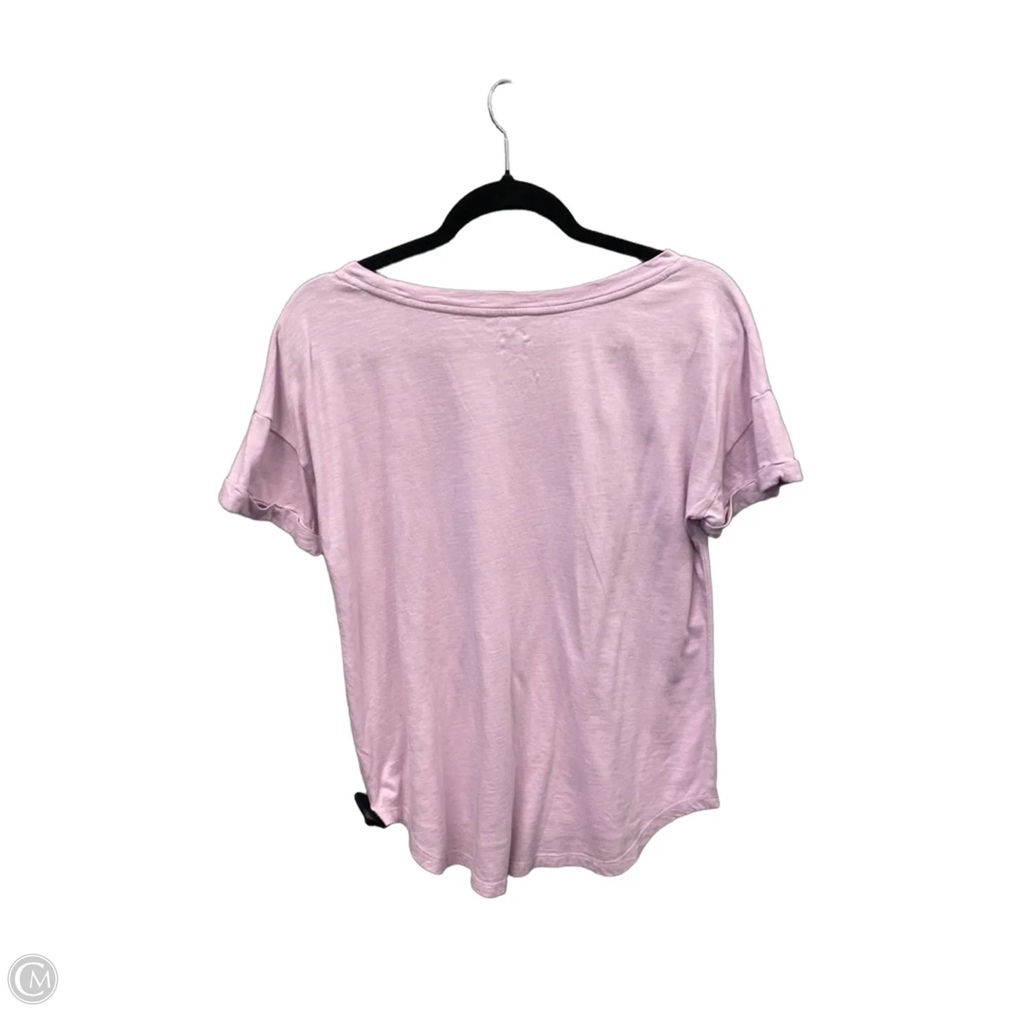 Top Short Sleeve By Maurices In Purple, Size: M