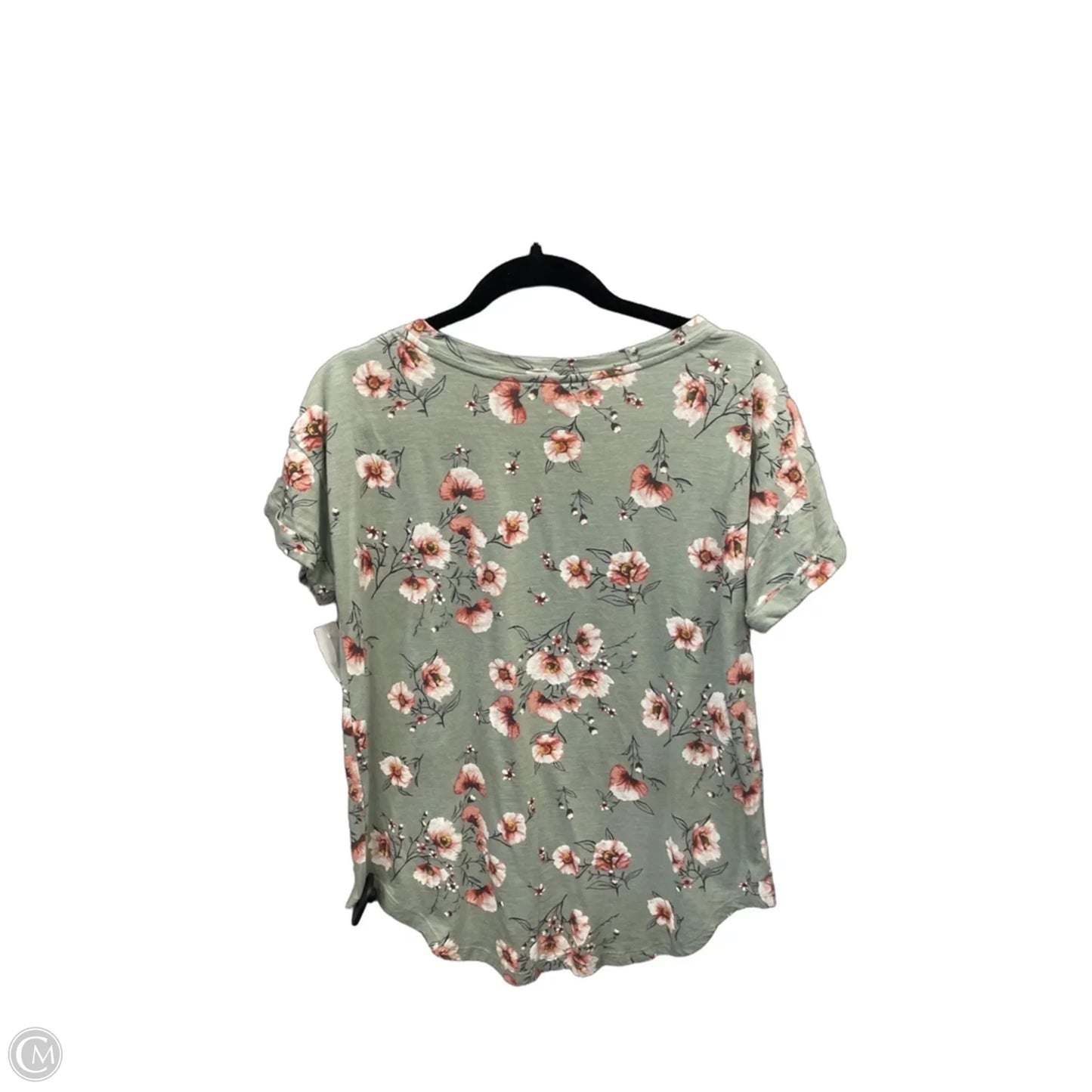 Top Short Sleeve By Maurices In Green, Size: M