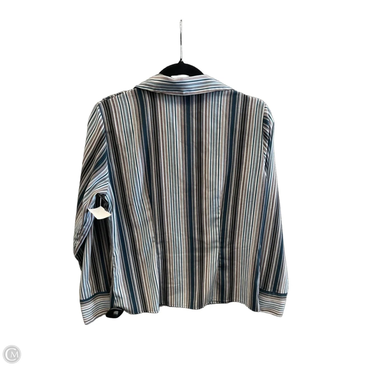 Top Long Sleeve By East 5th In Striped Pattern, Size: M