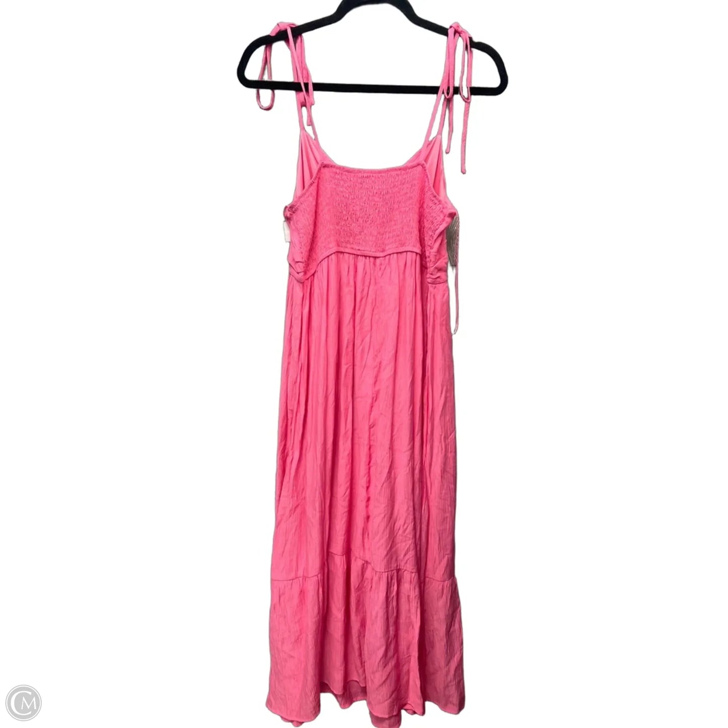 Dress Casual Midi By Blu Pepper In Pink, Size: Xl
