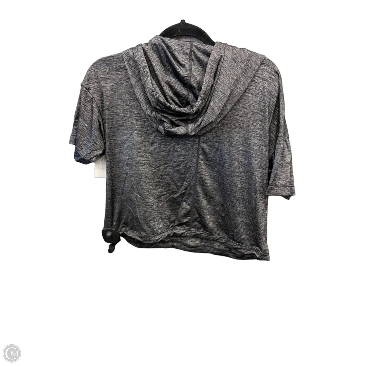 Athletic Top Short Sleeve By Fabletics In Grey, Size: Xs