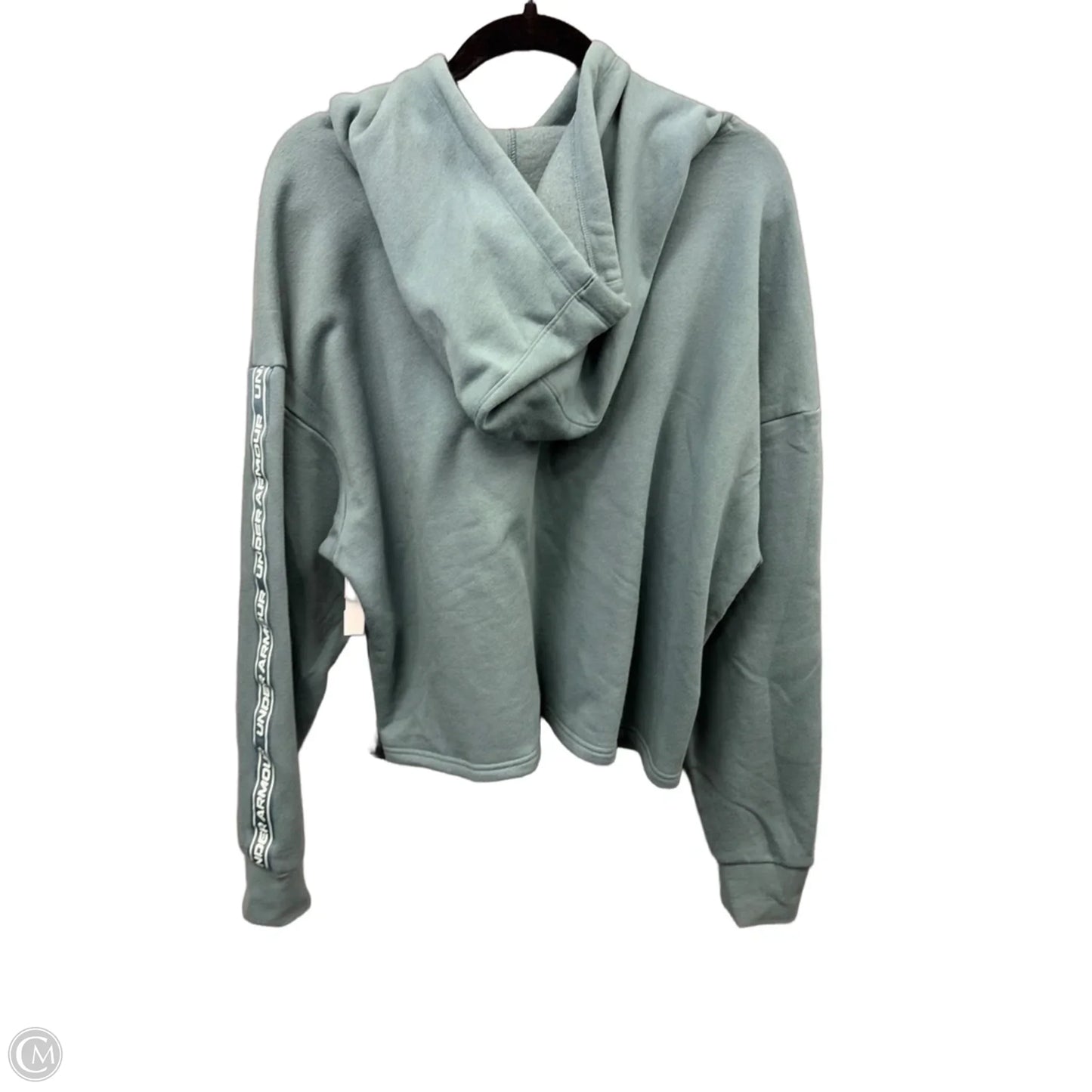 Athletic Sweatshirt Hoodie By Under Armour In Green, Size: Xxl