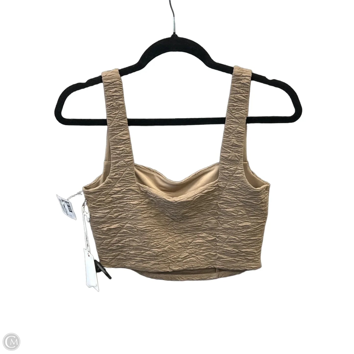 Top Sleeveless By Good American In Brown, Size: S