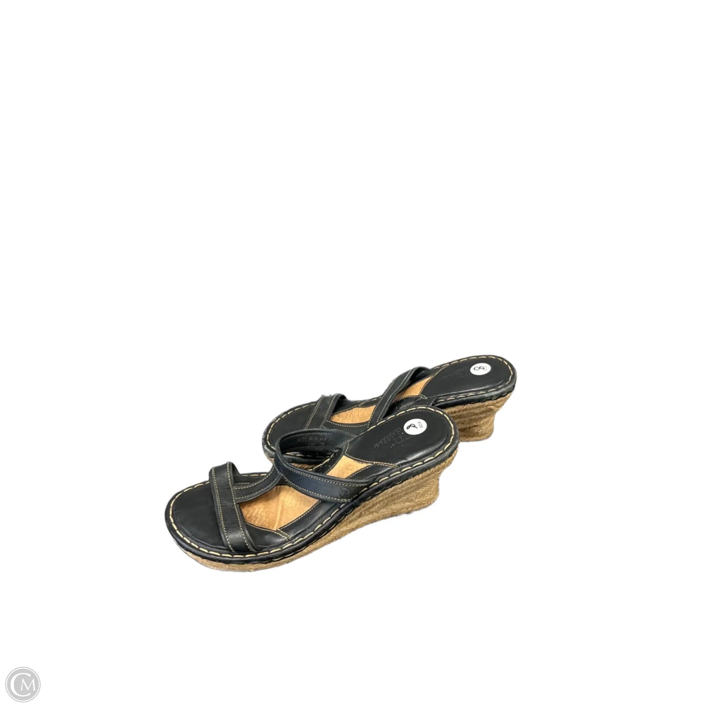 Shoes Heels Wedge By Born In Black, Size: 8
