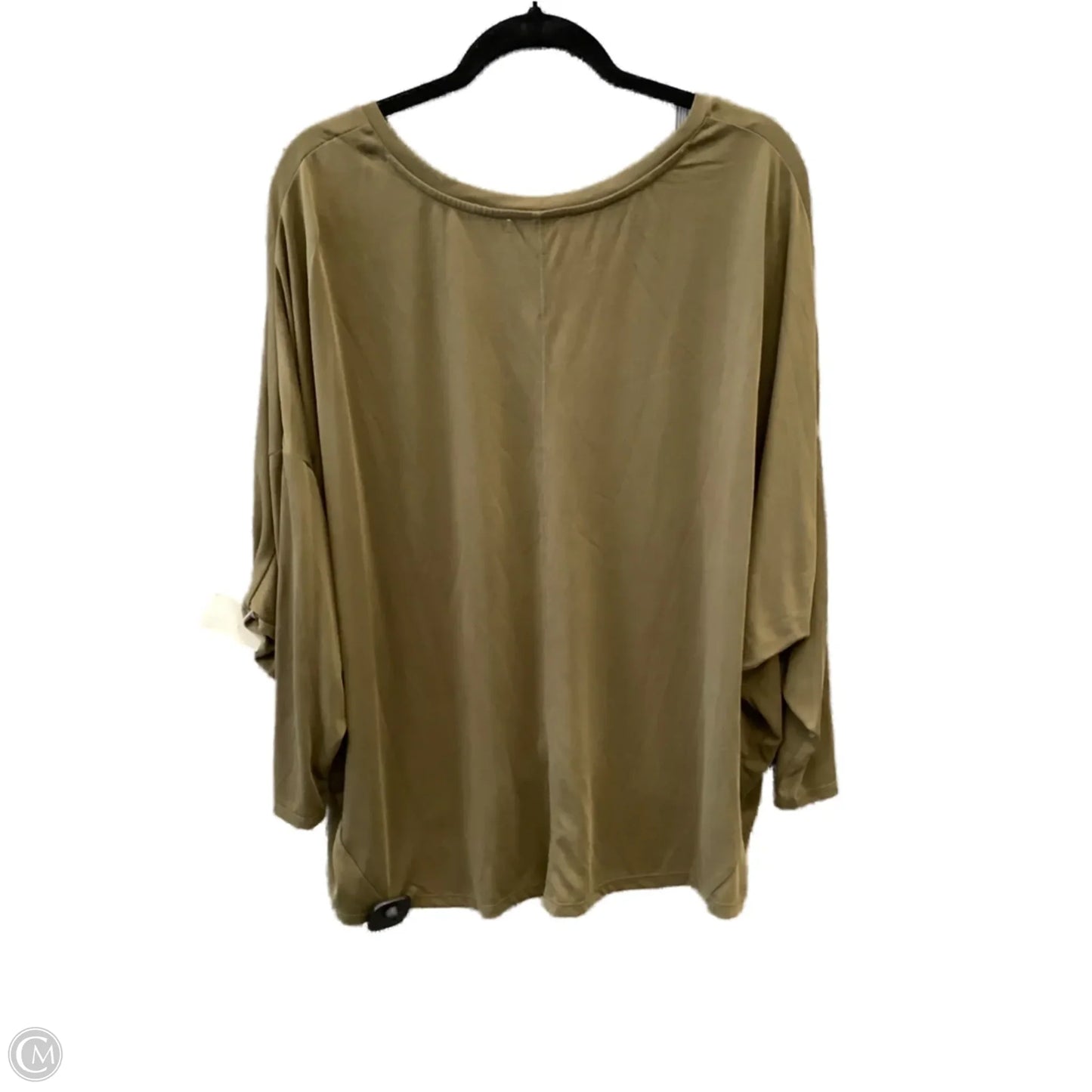 Top Long Sleeve By Ophelia Roe In Green, Size: 3x