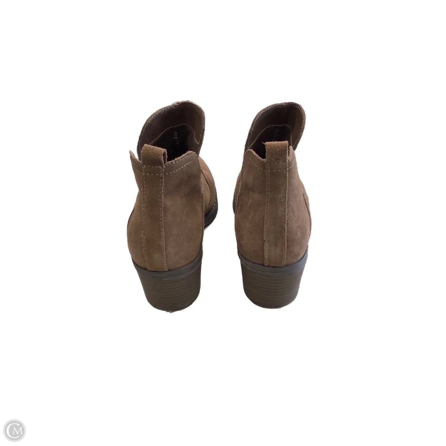 Boots Ankle Heels By Vintage In Brown, Size: 9