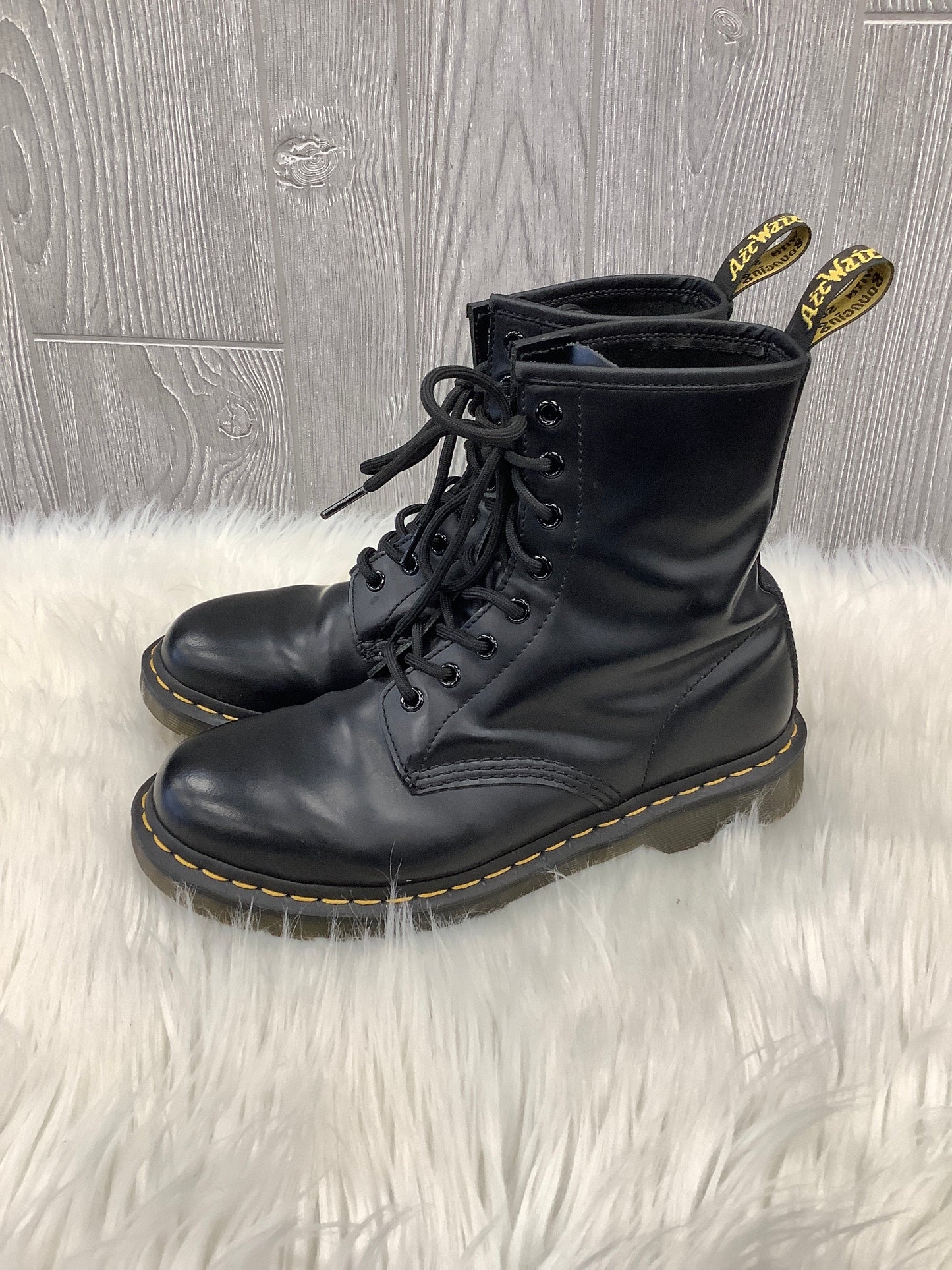 Boots Combat By Dr Martens In Black, Size: 9
