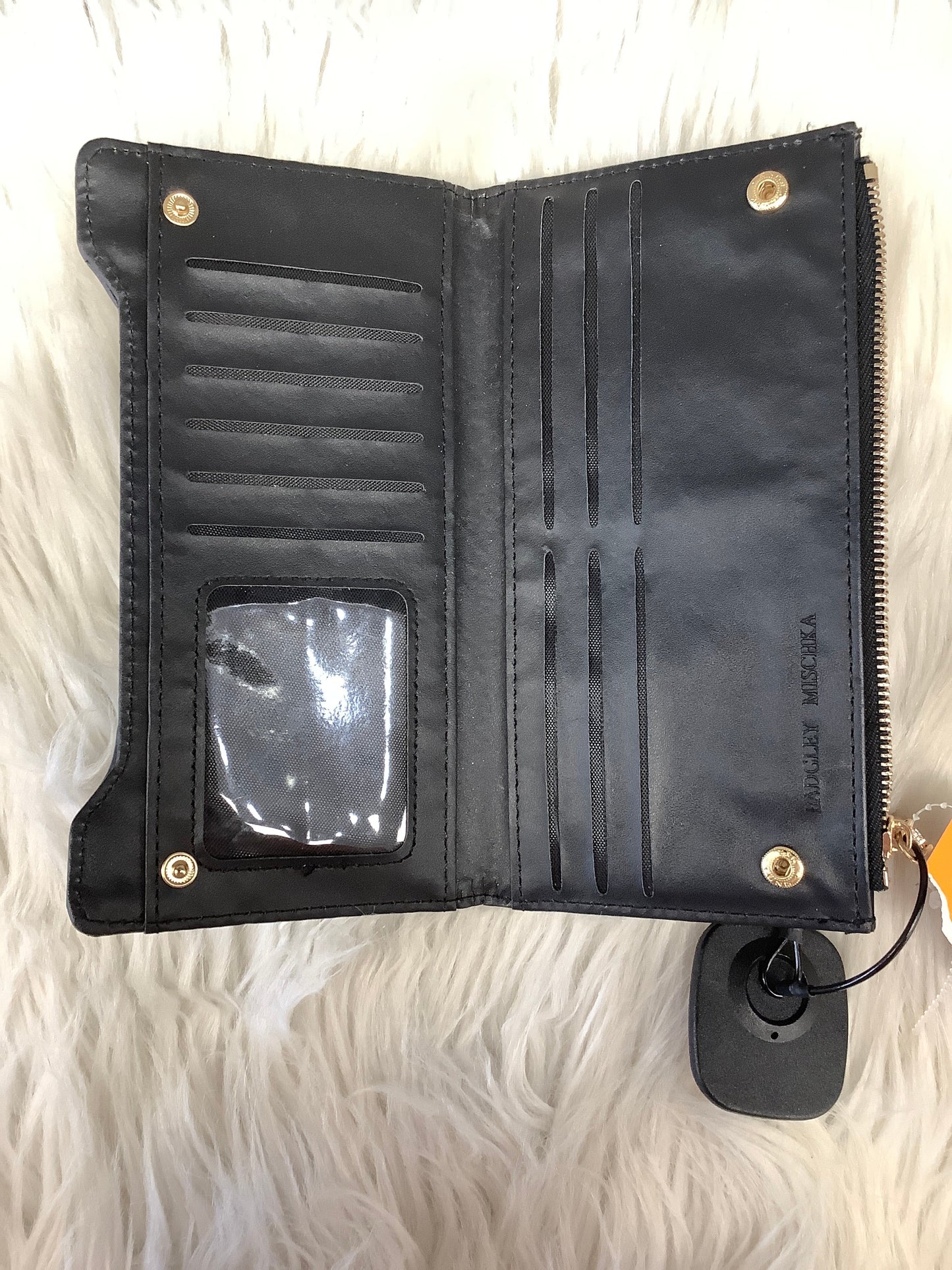 Wallet Leather By Badgley Mischka Size: Large