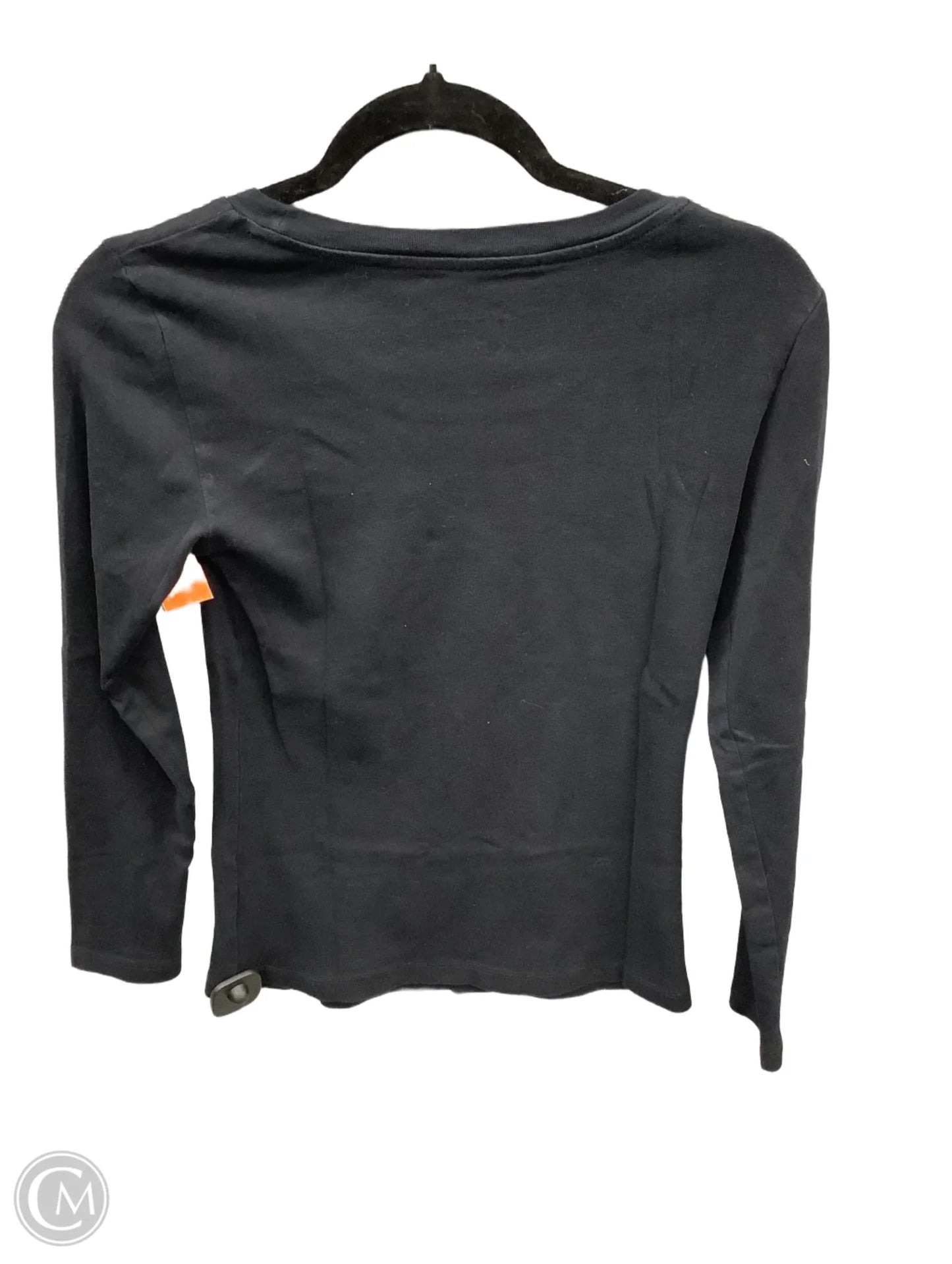 Top Long Sleeve By Style And Company In Black, Size: S