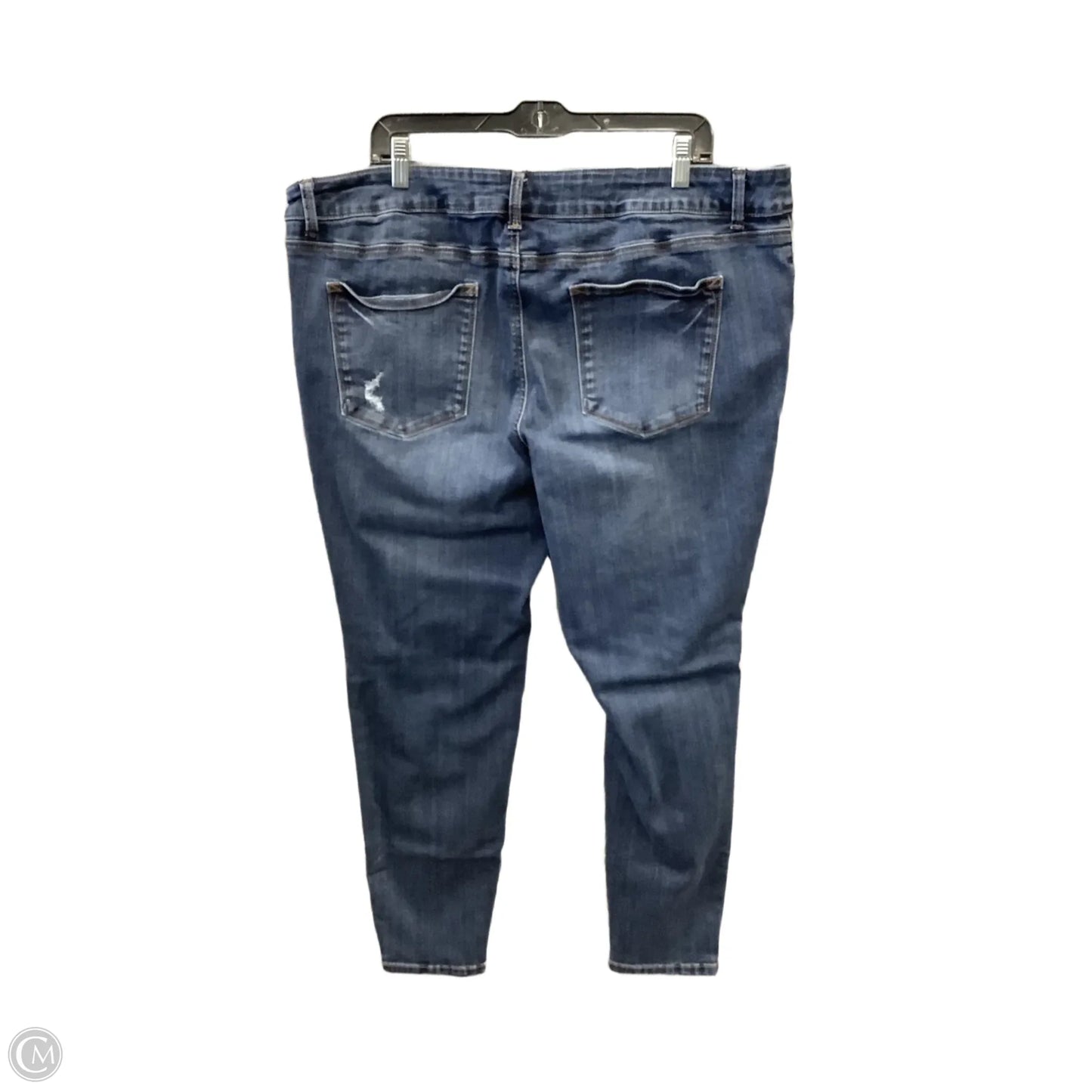 Jeans Skinny By Maurices In Blue Denim, Size: 22