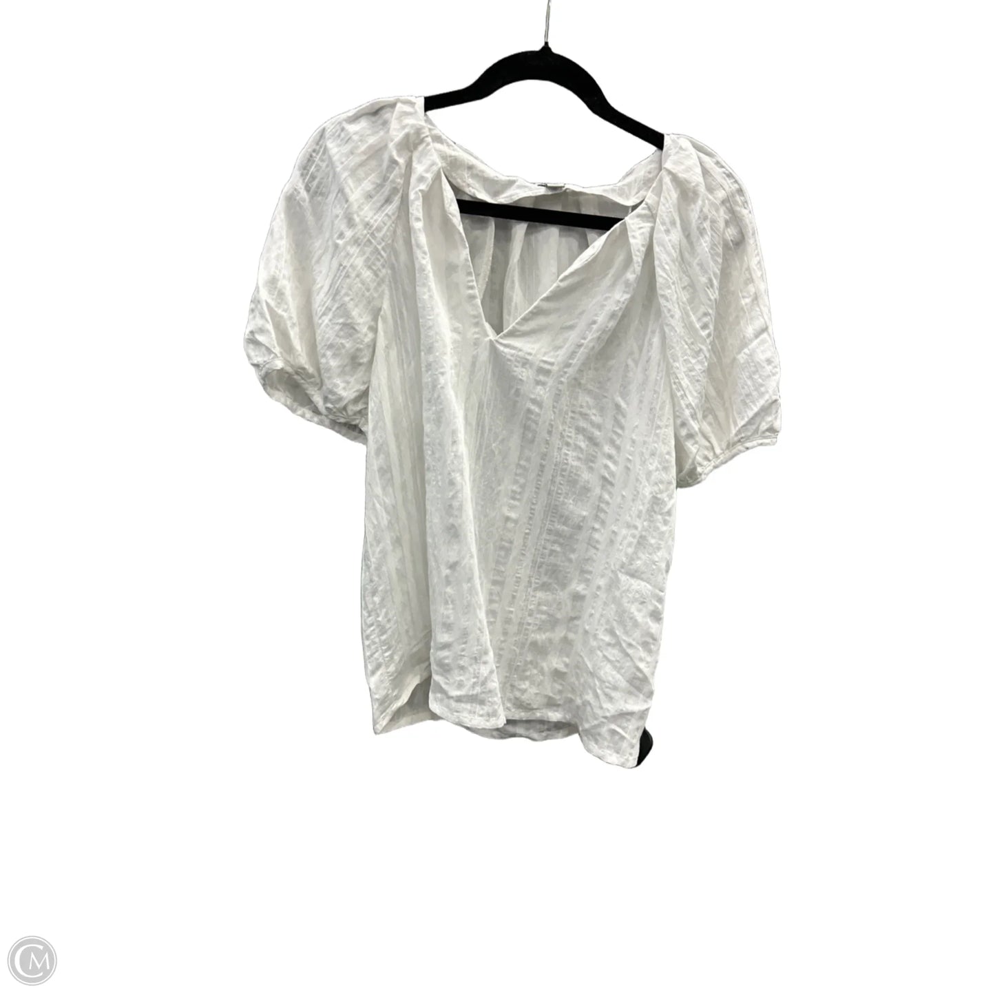 Top Short Sleeve By A Pea In The Pod In White, Size: S