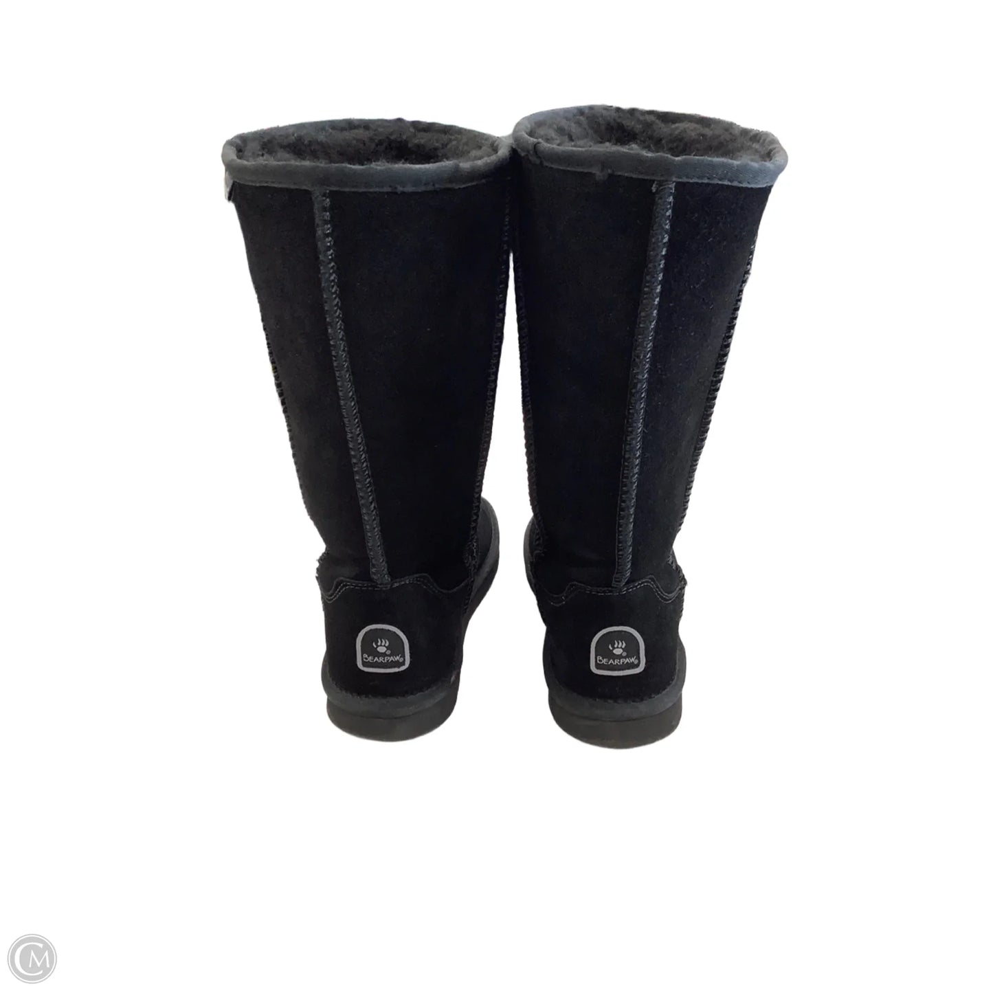 Boots Mid-calf Flats By Bearpaw In Black, Size: 7