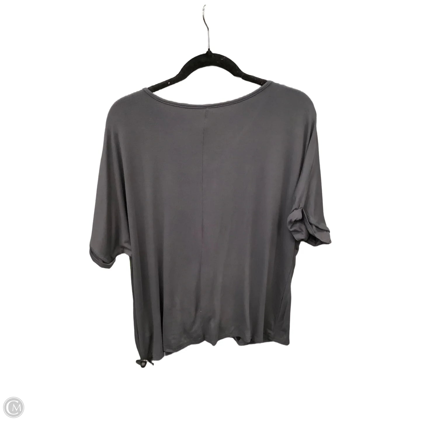 Top Short Sleeve By Shein In Grey, Size: S