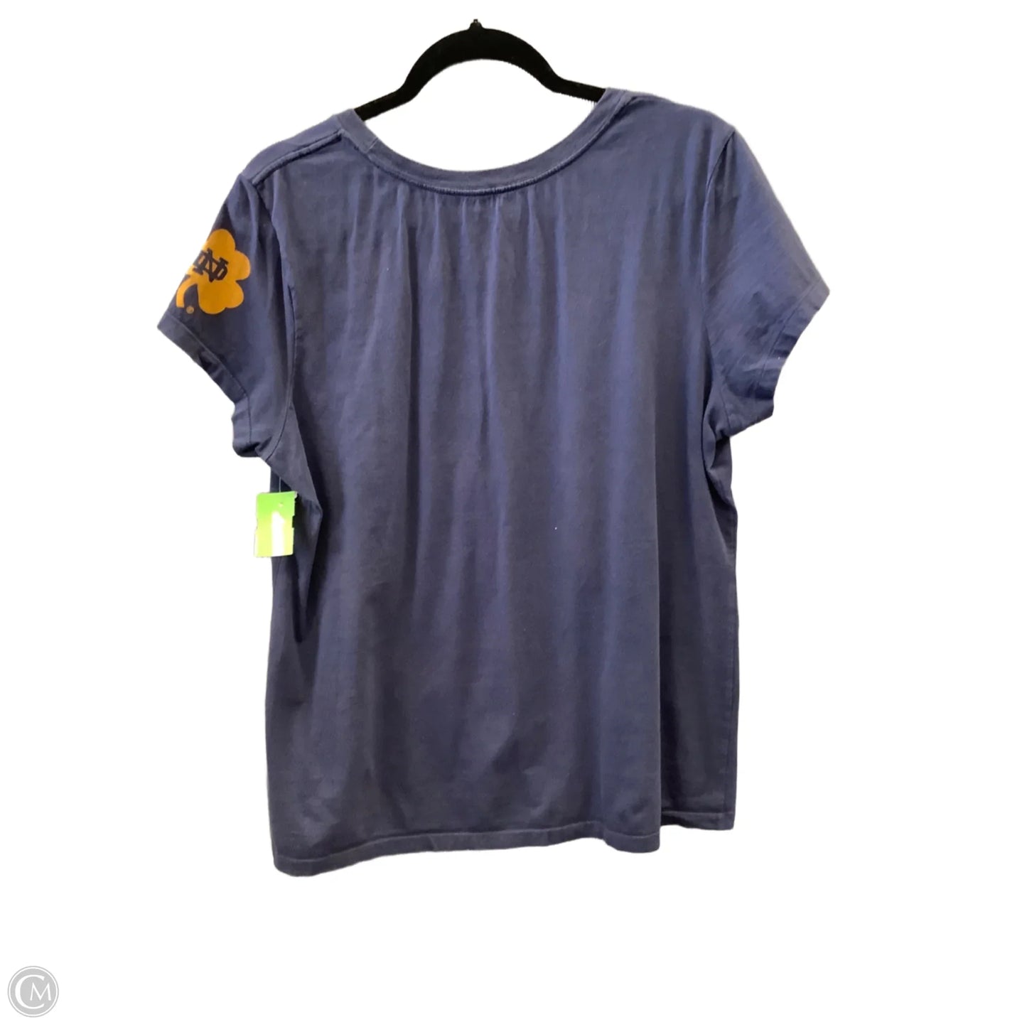 Top Short Sleeve By Clothes Mentor In Blue, Size: Xl