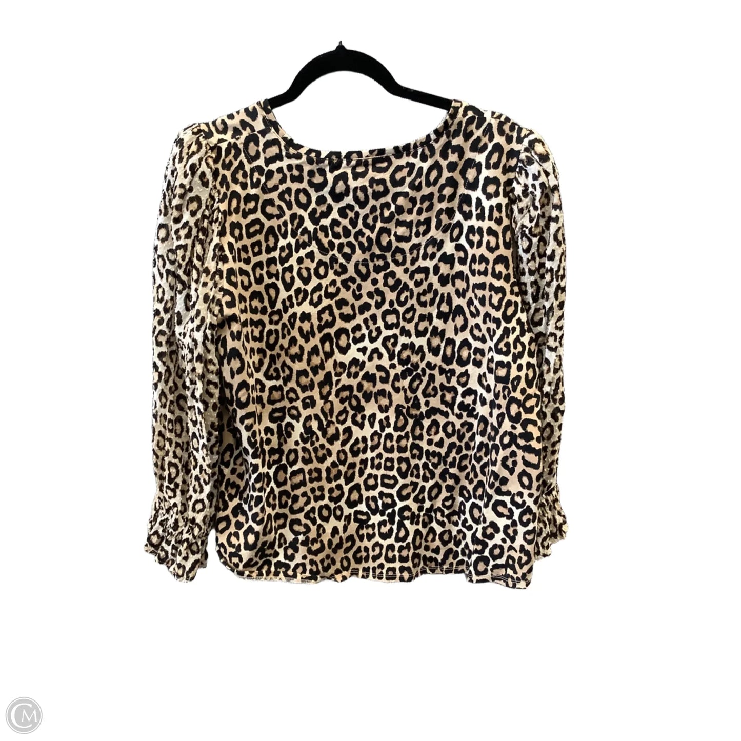 Top Long Sleeve By Chicos In Animal Print, Size: Xl