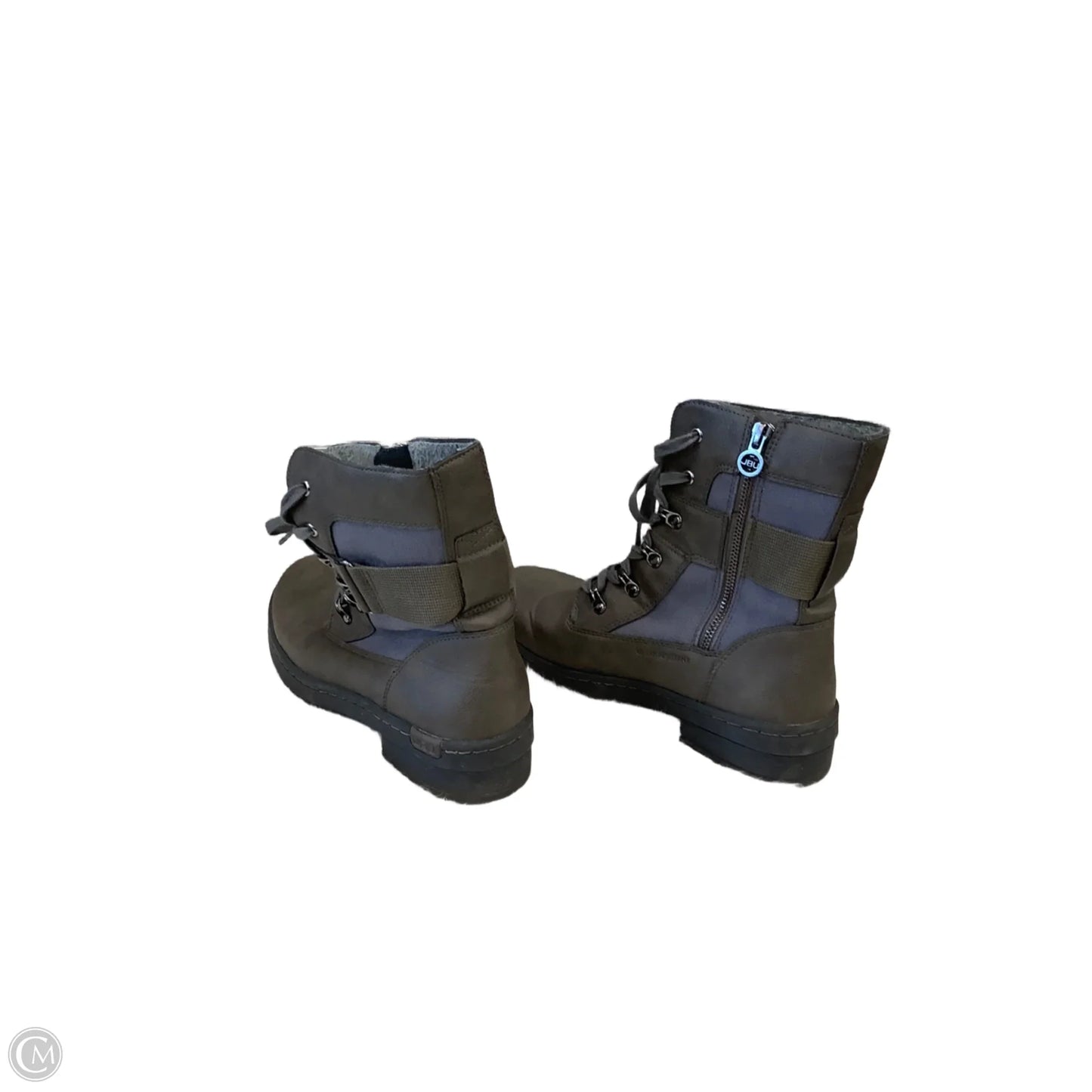 Boots Ankle Heels By Jbu By Jambu In Grey, Size: 8