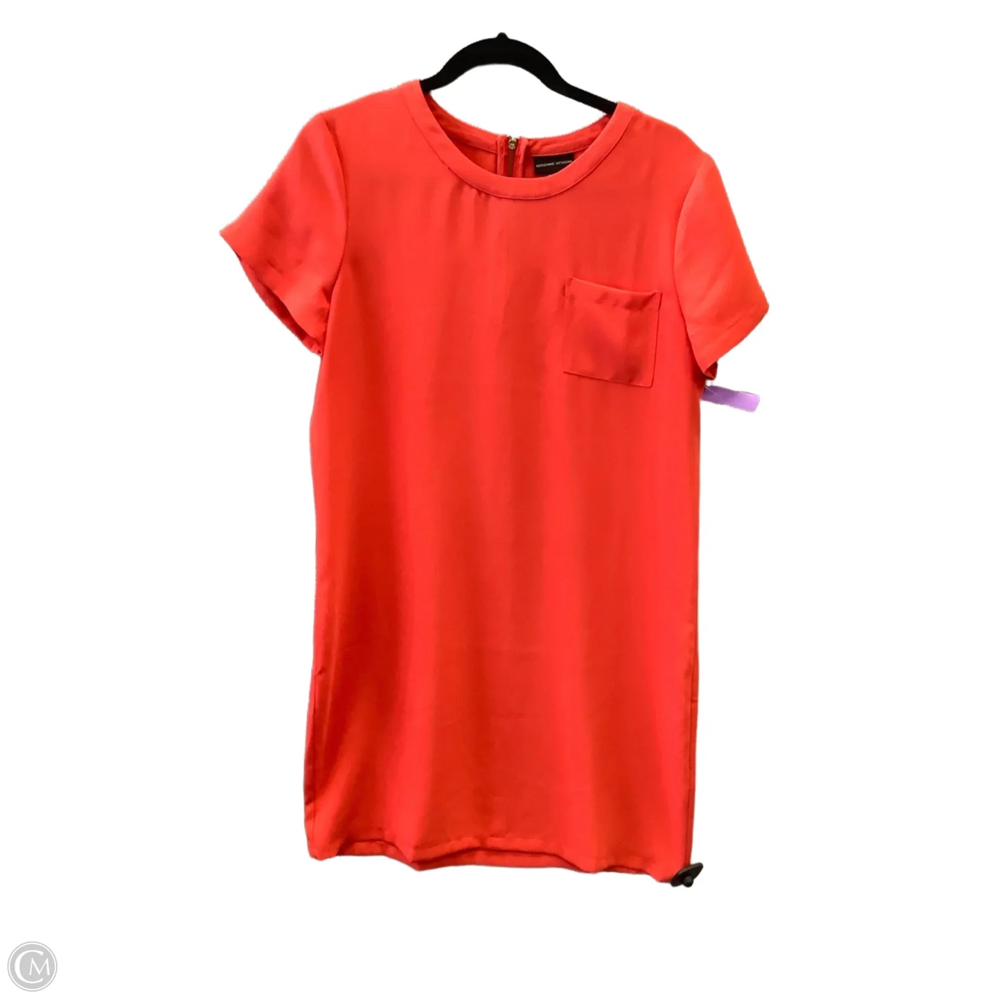 Dress Casual Midi By Adrienne Vittadini In Orange, Size: M