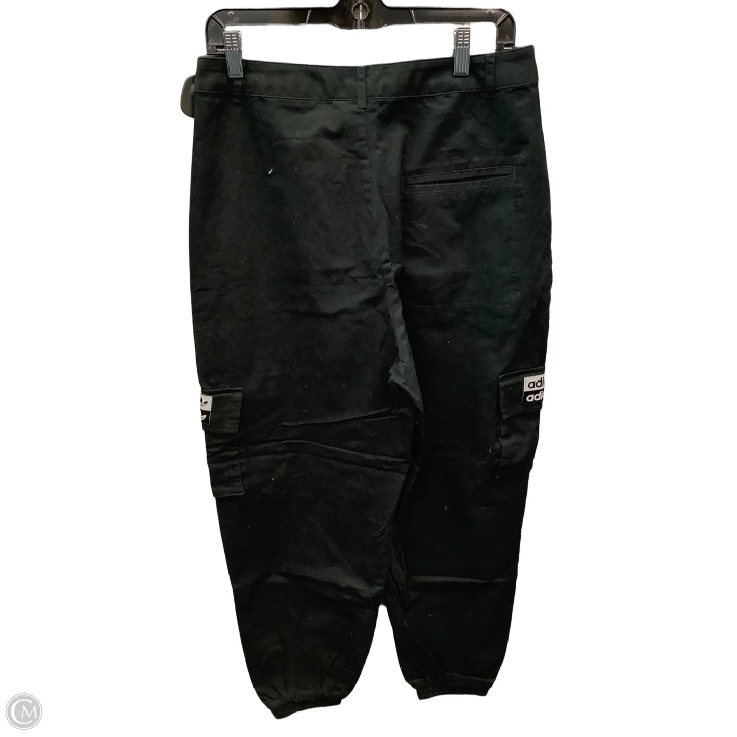 Athletic Pants By Adidas In Black, Size: M