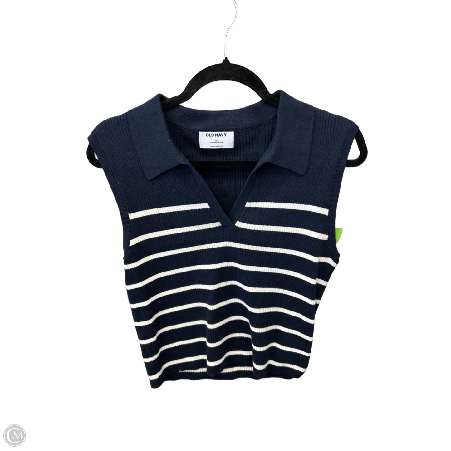 Vest Sweater By Old Navy In Navy, Size: Xl