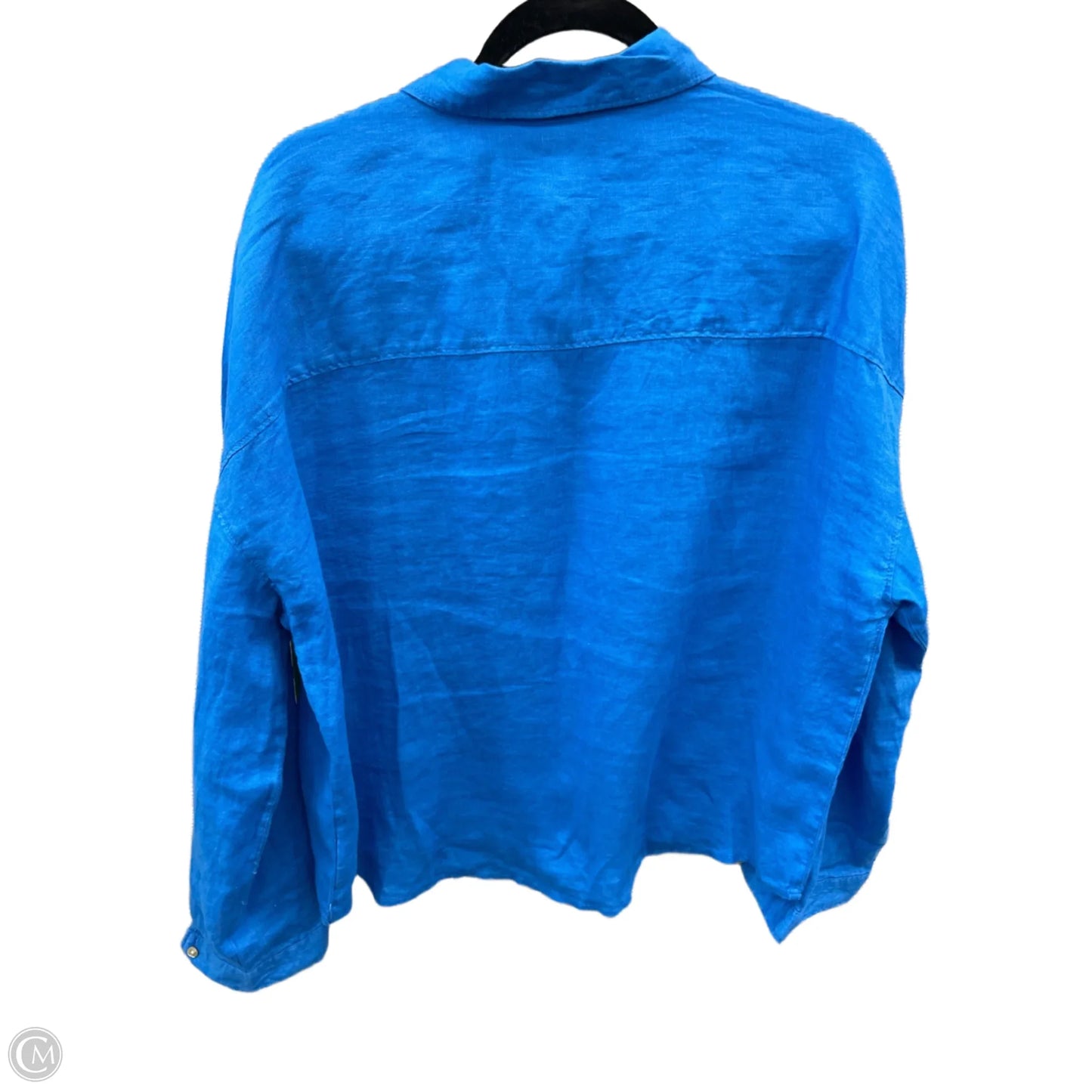 Top Long Sleeve By Rachel Zoe In Blue, Size: Xl