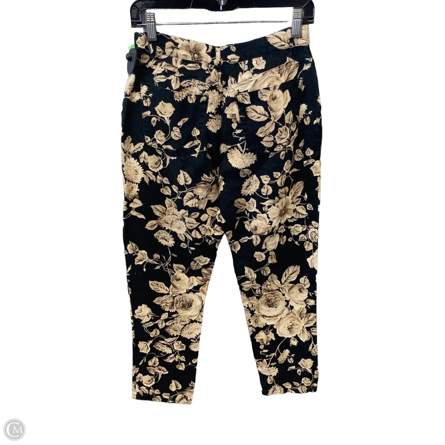 Pants Linen By Lauren By Ralph Lauren In Black, Size: 4