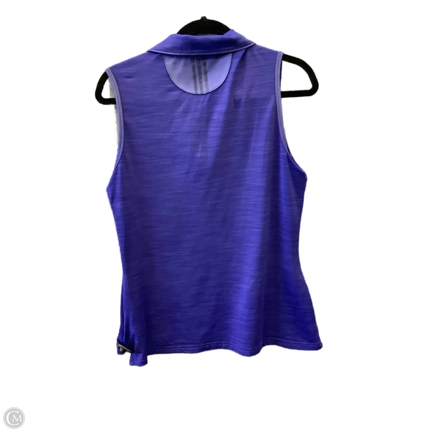 Athletic Tank Top By Adidas In Blue, Size: M
