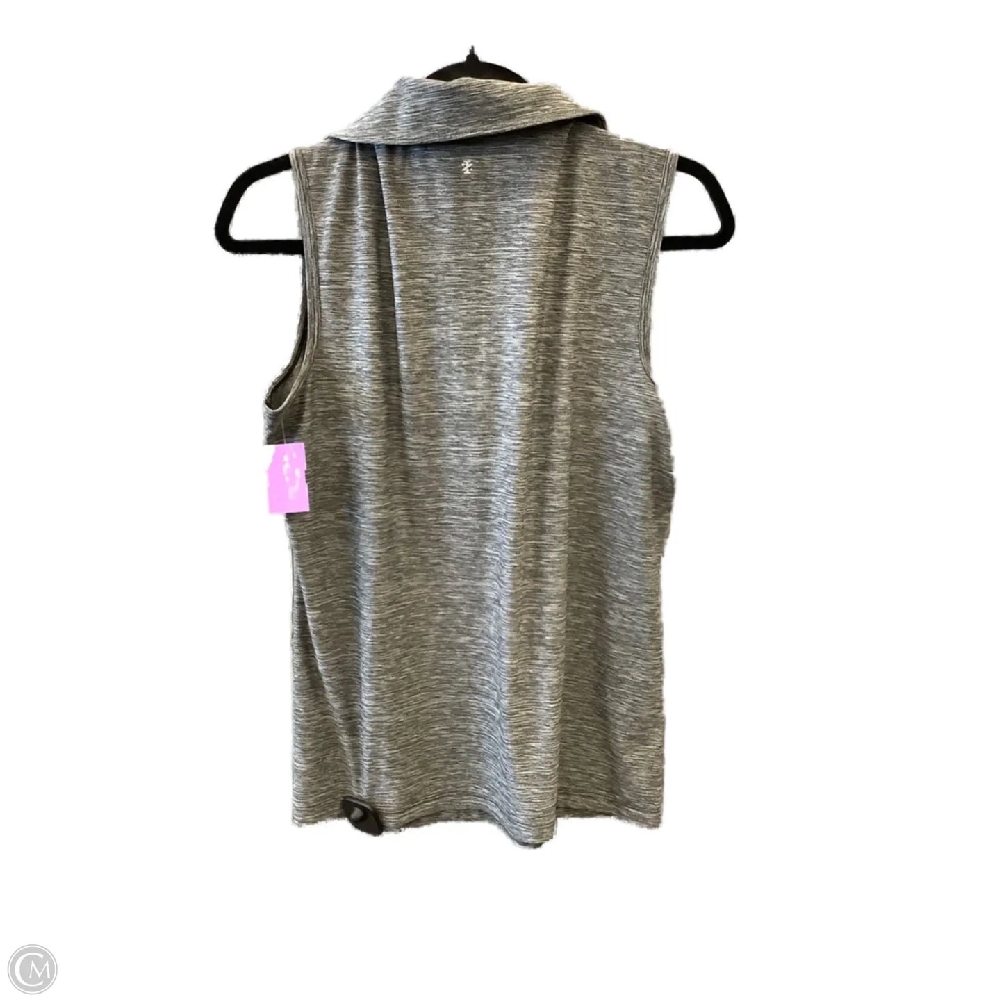 Athletic Tank Top By Izod In Grey, Size: M