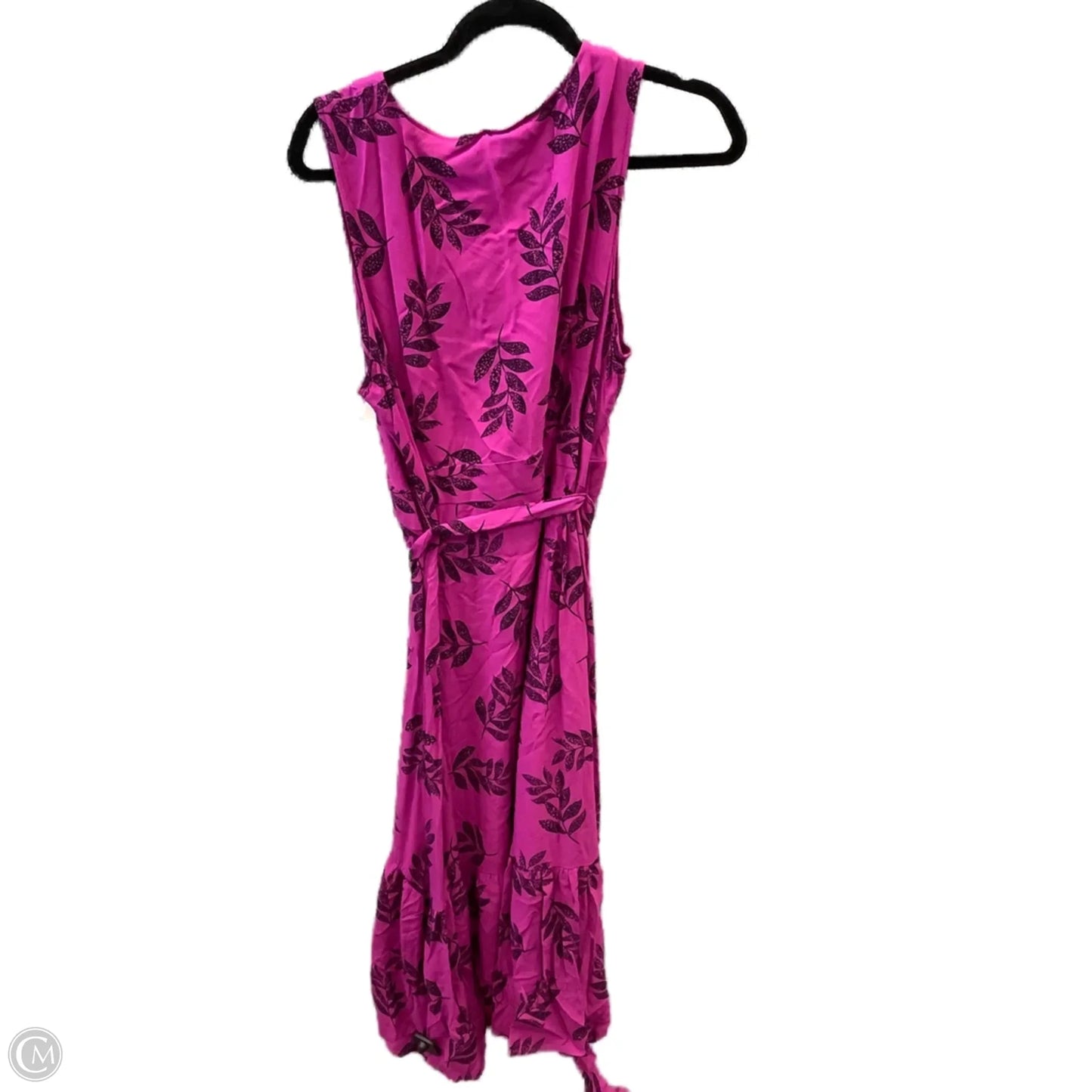Dress Casual Midi By Apt 9 In Purple, Size: Xxl