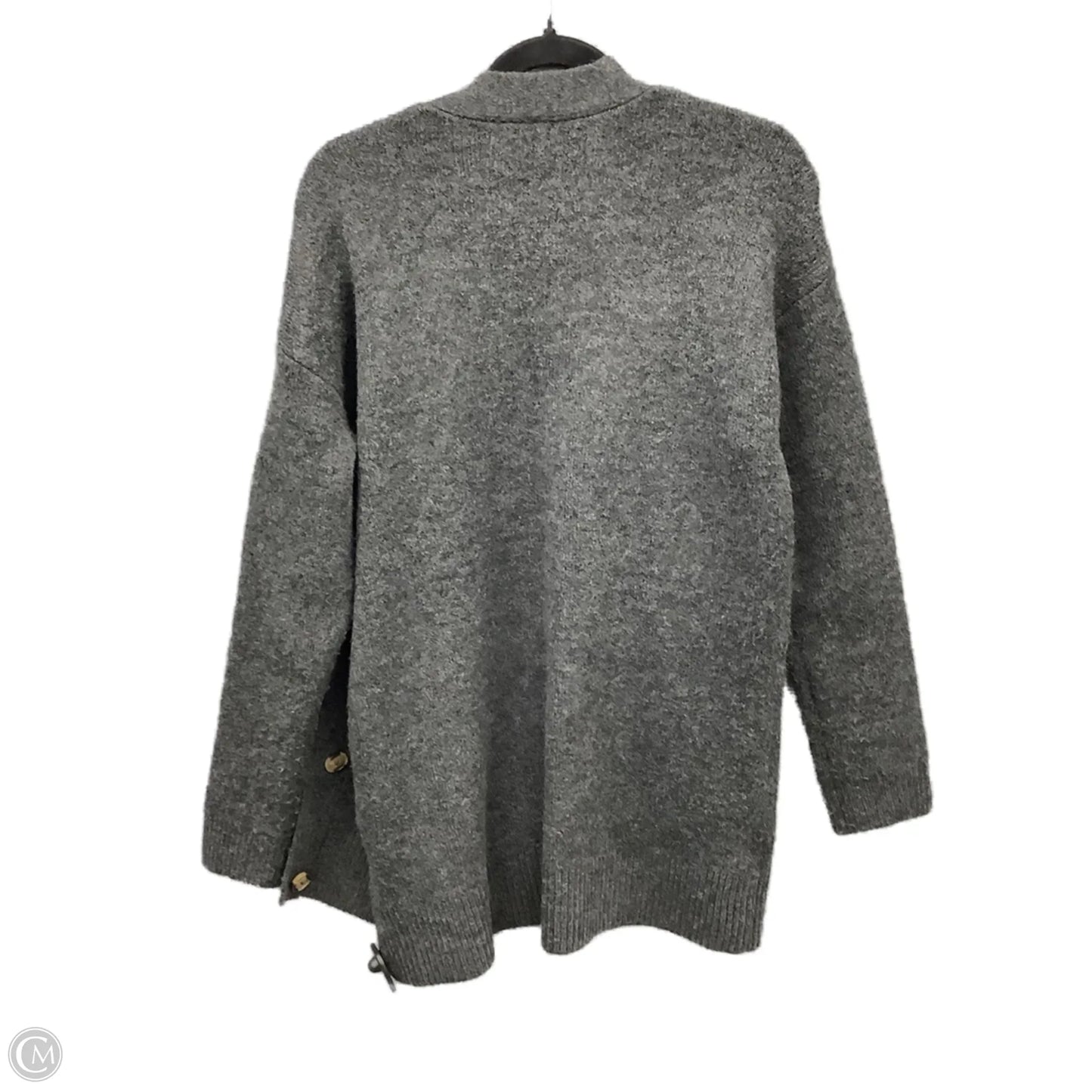 Sweater Cardigan By Style And Company In Grey, Size: M