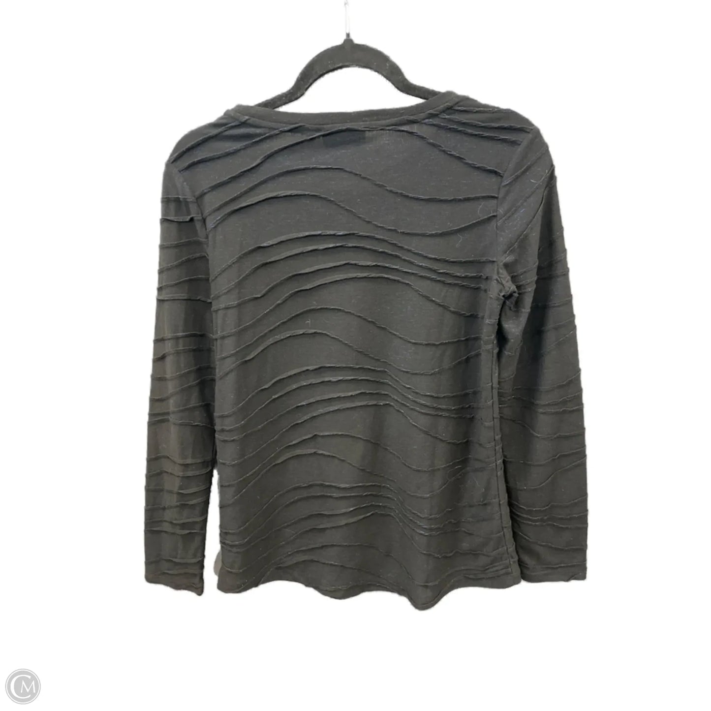Top Long Sleeve By Simply Vera In Black, Size: S