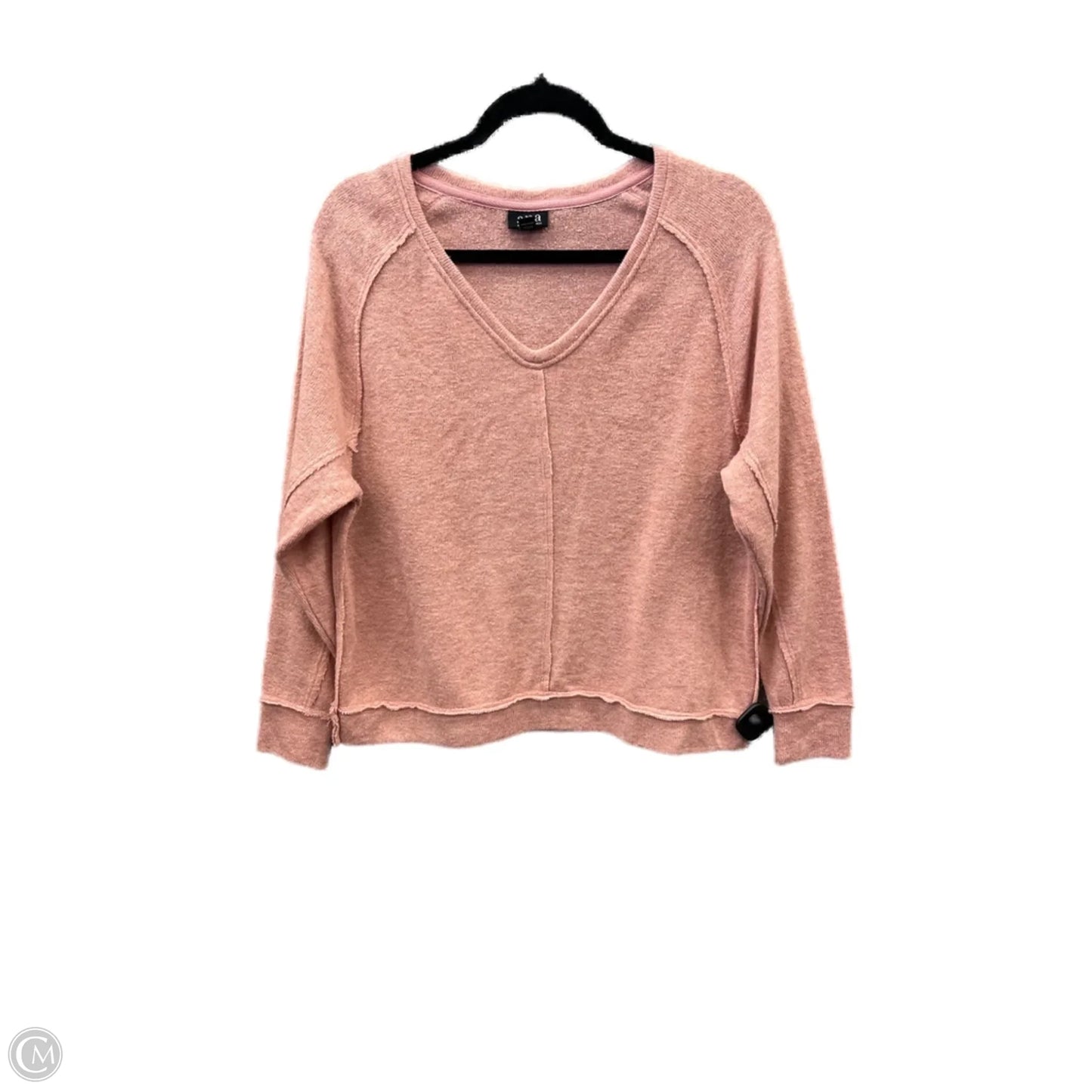 Top Long Sleeve By Ana In Pink, Size: S