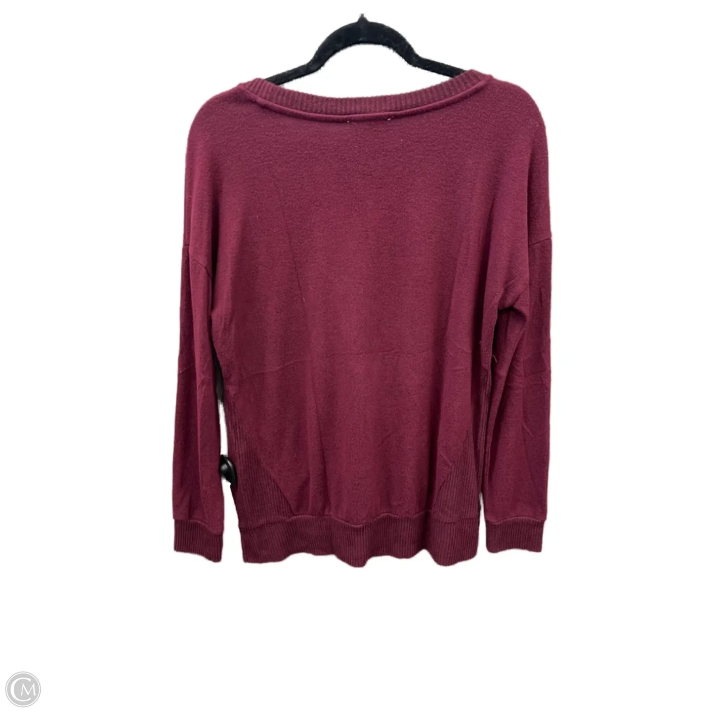 Top Long Sleeve By Pink Rose In Red, Size: L