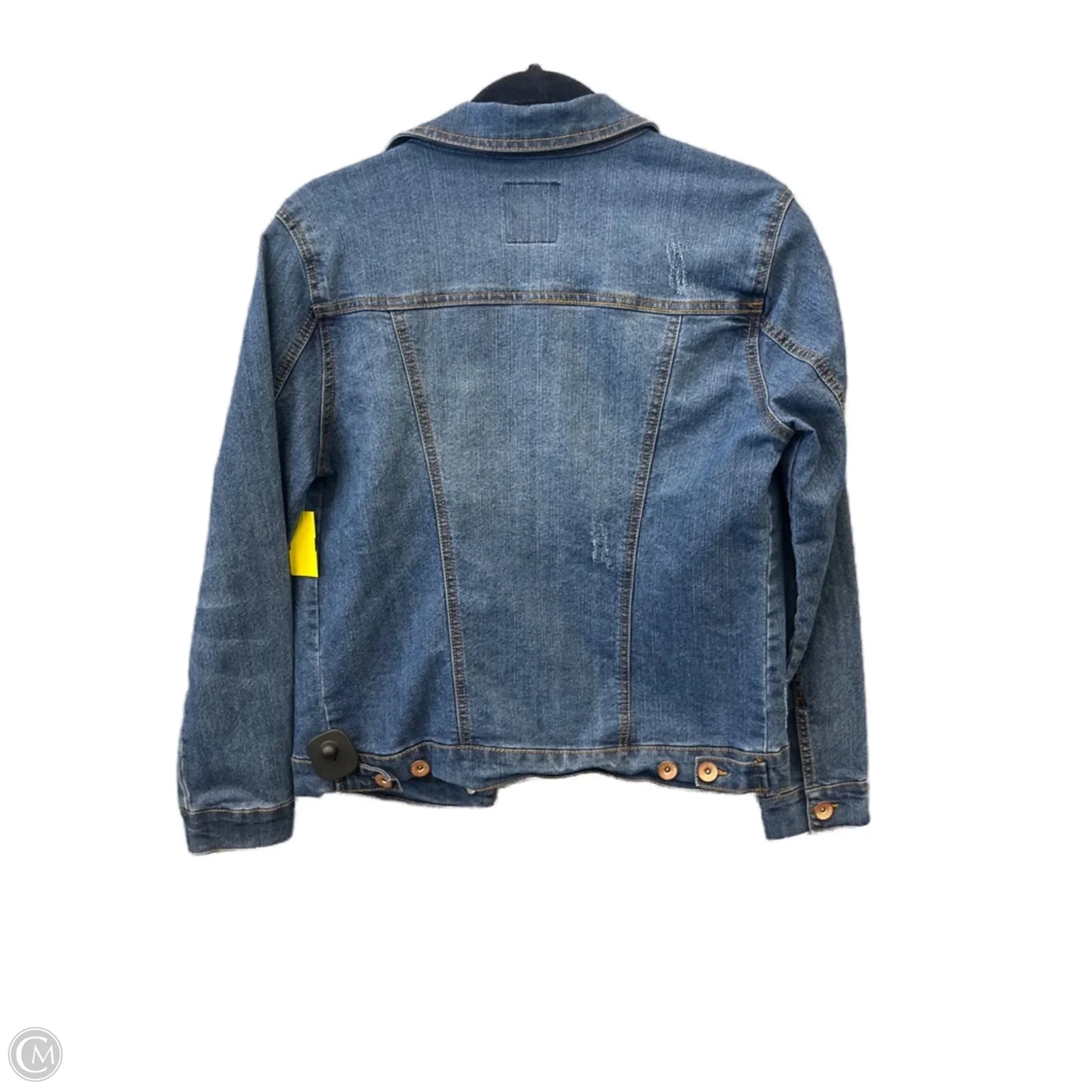 Jacket Denim By Clothes Mentor In Blue Denim, Size: M