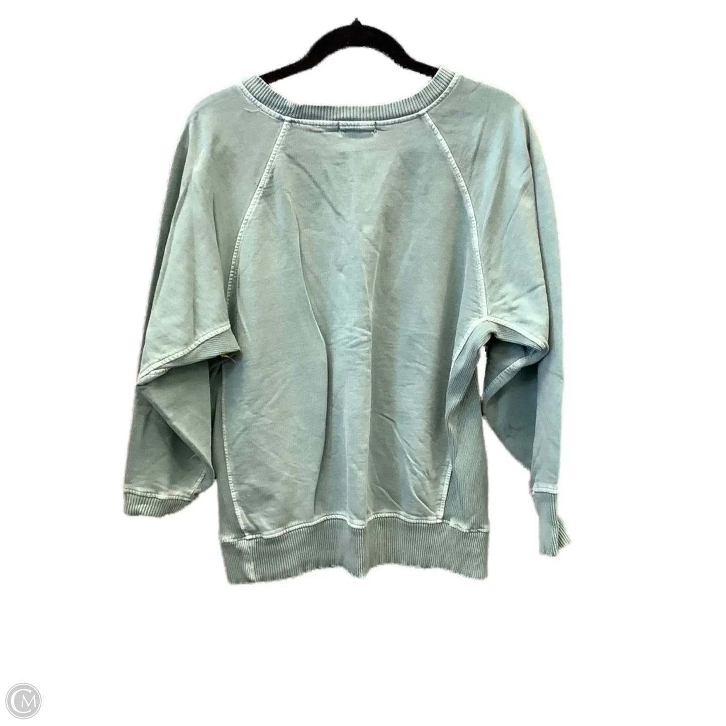 Sweatshirt Crewneck By Zenana In Blue, Size: M