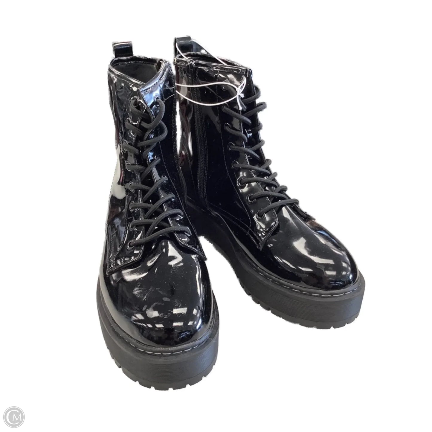 Boots Ankle Flats By A New Day In Black, Size: 9.5